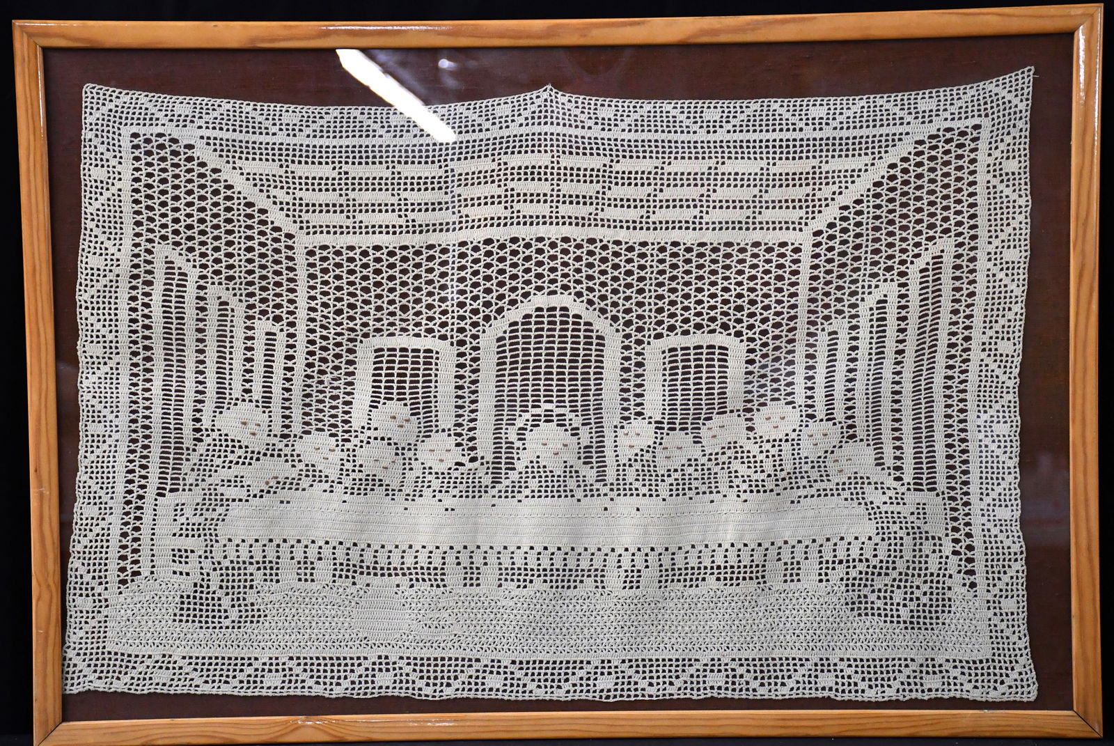 Crocheted Last Supper.