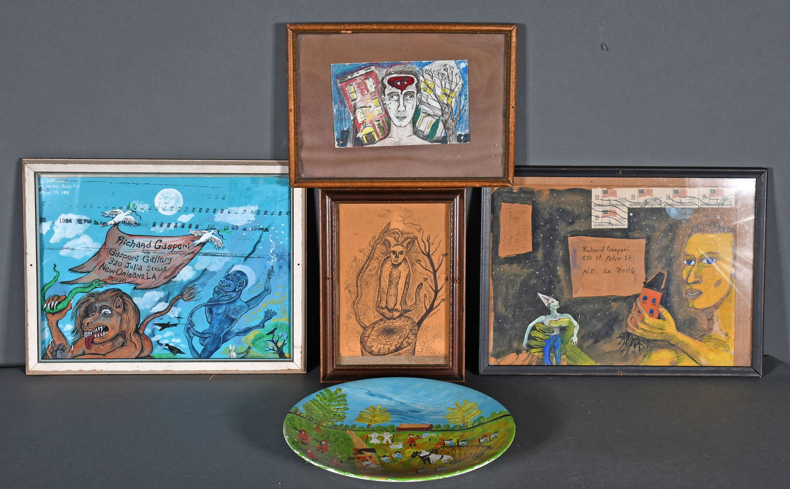 H. Pickle, S. Nelson and Unknown. Five Works. (1 of 3)