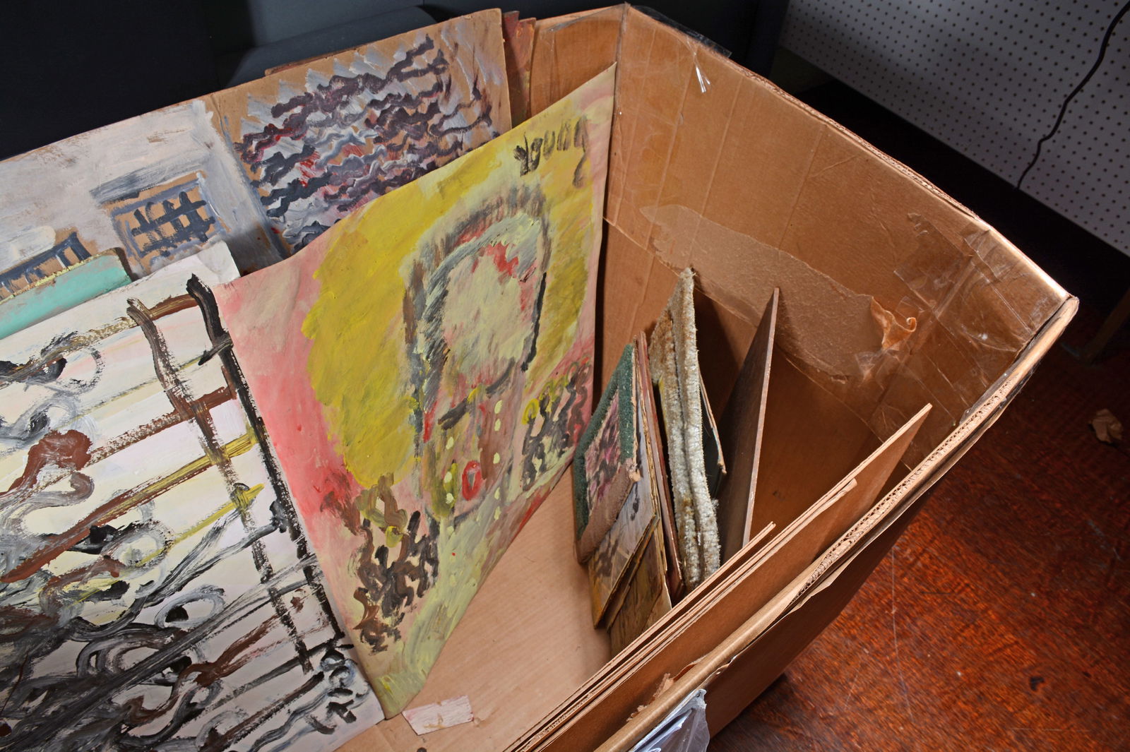 Box Lot of Purvis Young Works. (1 of 4)