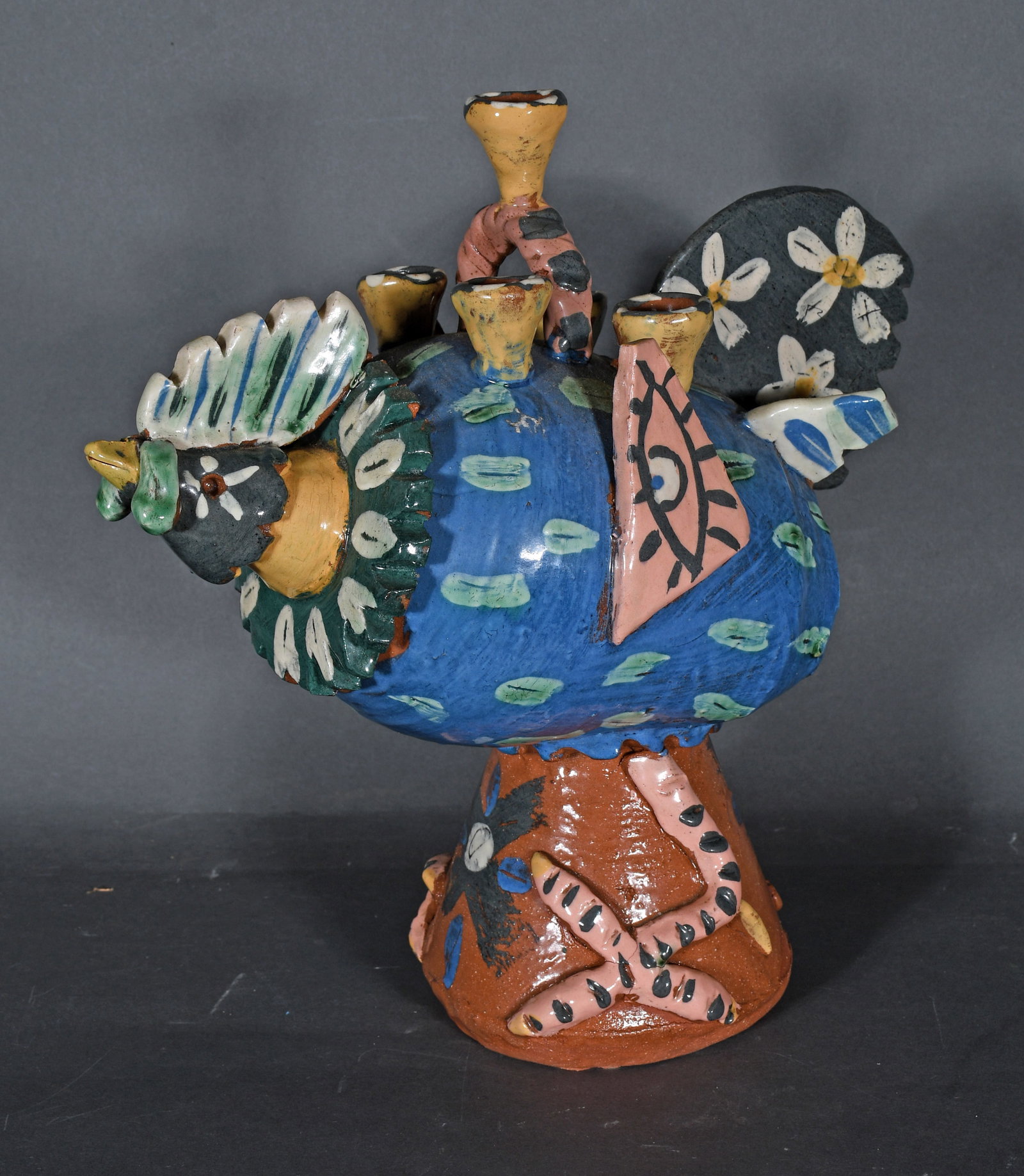 Carl Block. Rooster Candelabra. - 4