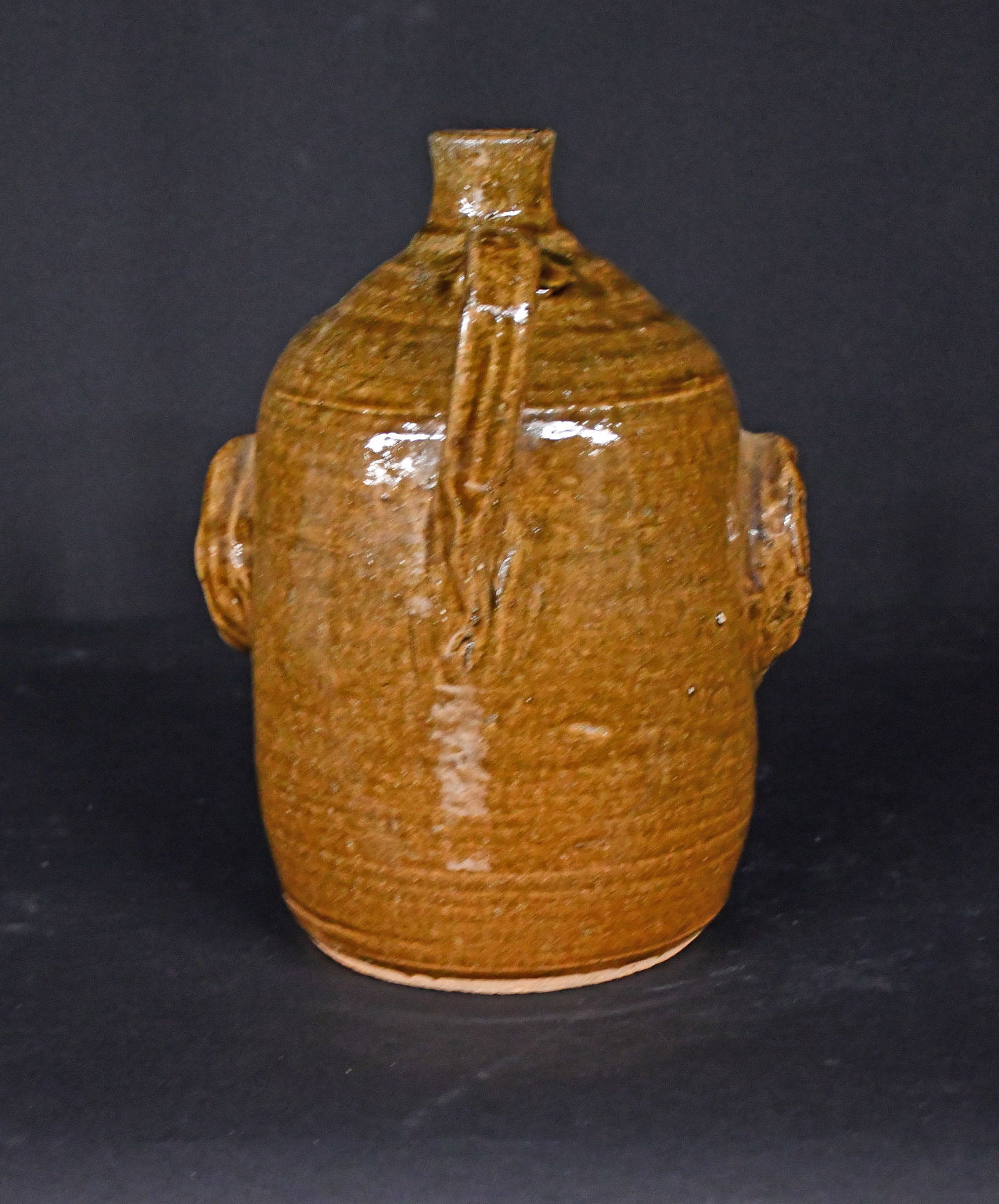 Reggie Meaders. Face Jug with Tiny Features. - 4