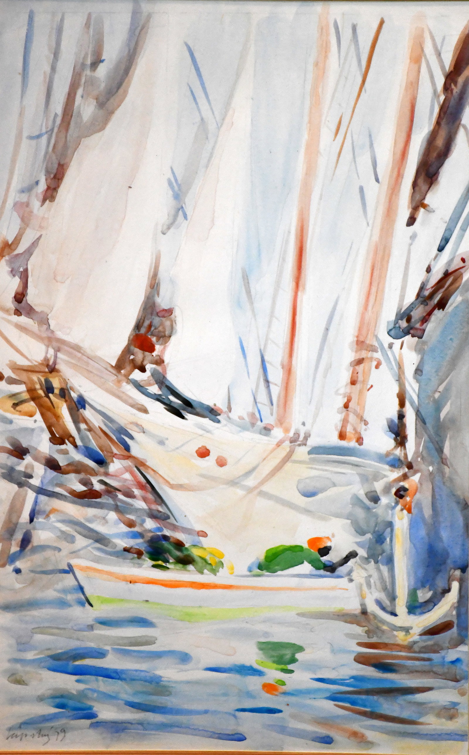 John Lapsley. White Sails. (1 of 6)