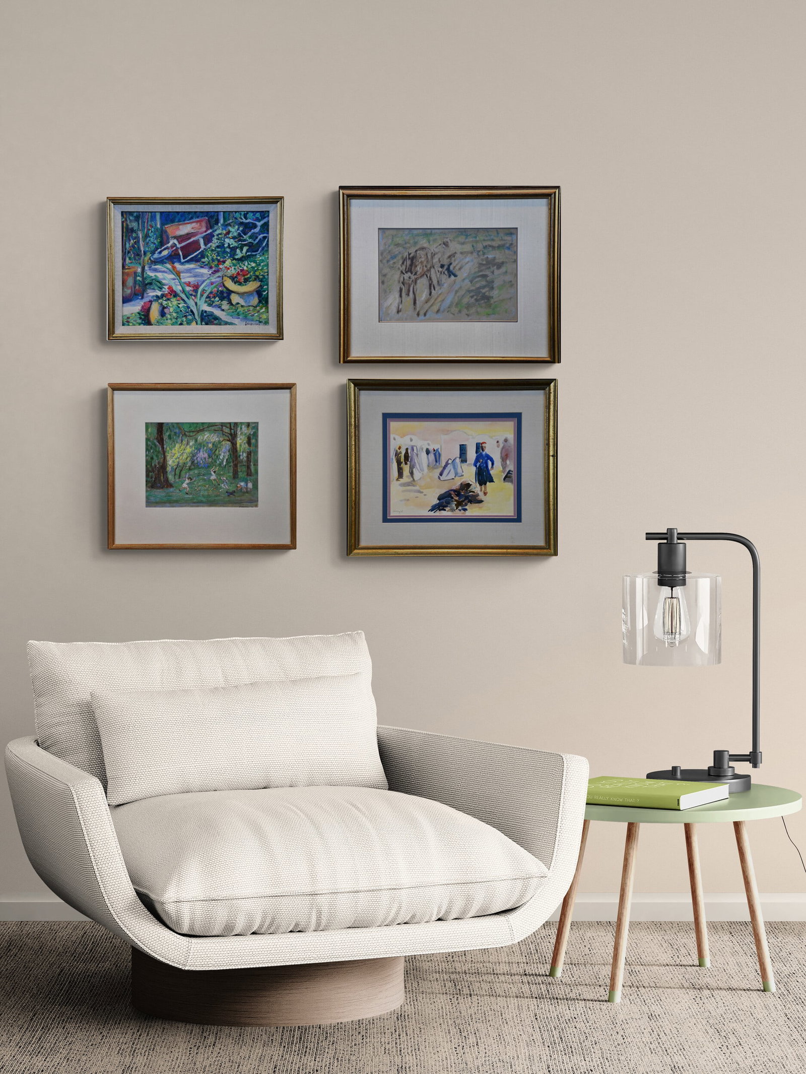 John Lapsley . Red Wheelbarrow. - 2