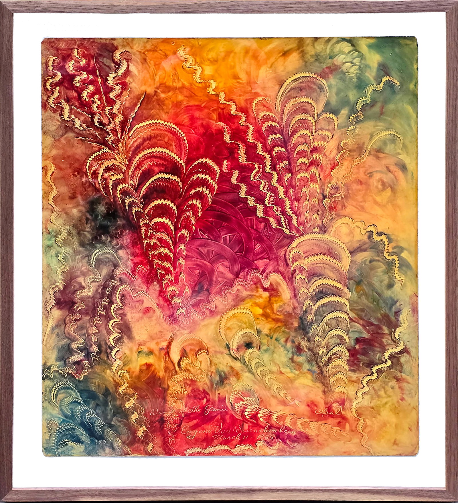 Eugene Von Bruenchenhein. Wand of the Genii, No. 183. (1 of 20)