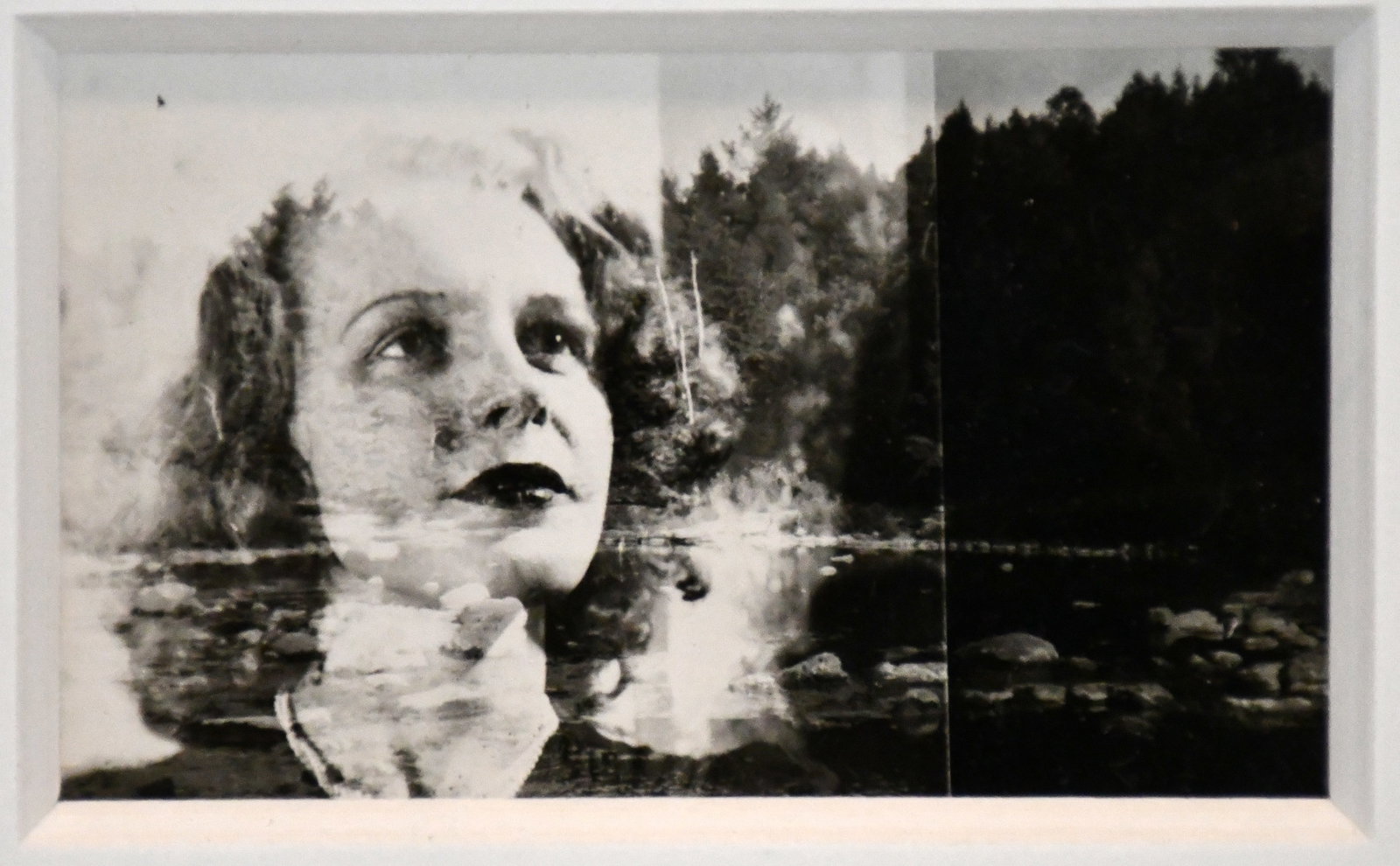 Eugene Von Bruenchenhein. Marie's Face, Double Exposure Landscape. (1 of 5)