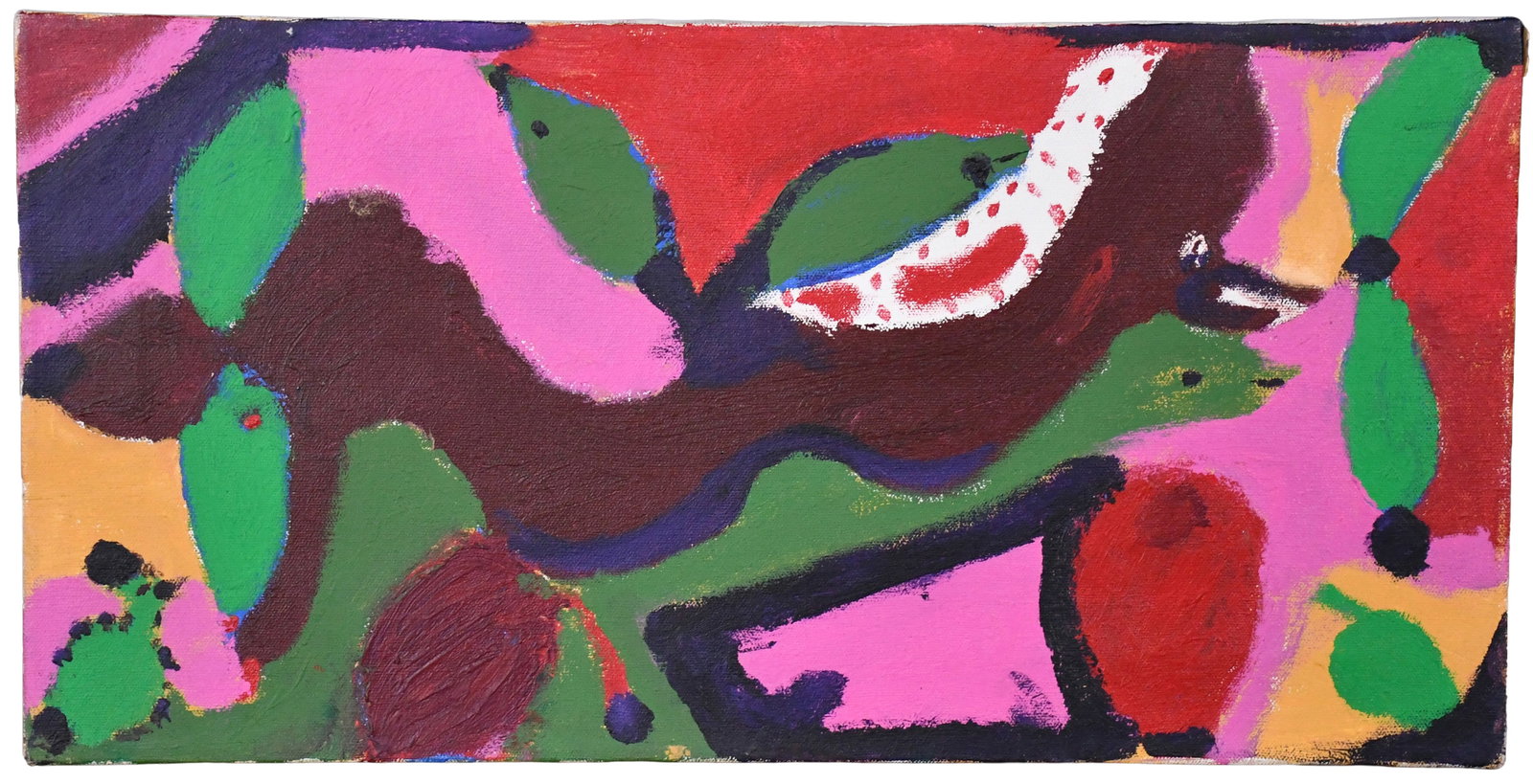 Nellie Mae Rowe. Abstract Snake and Bird. (1 of 4)