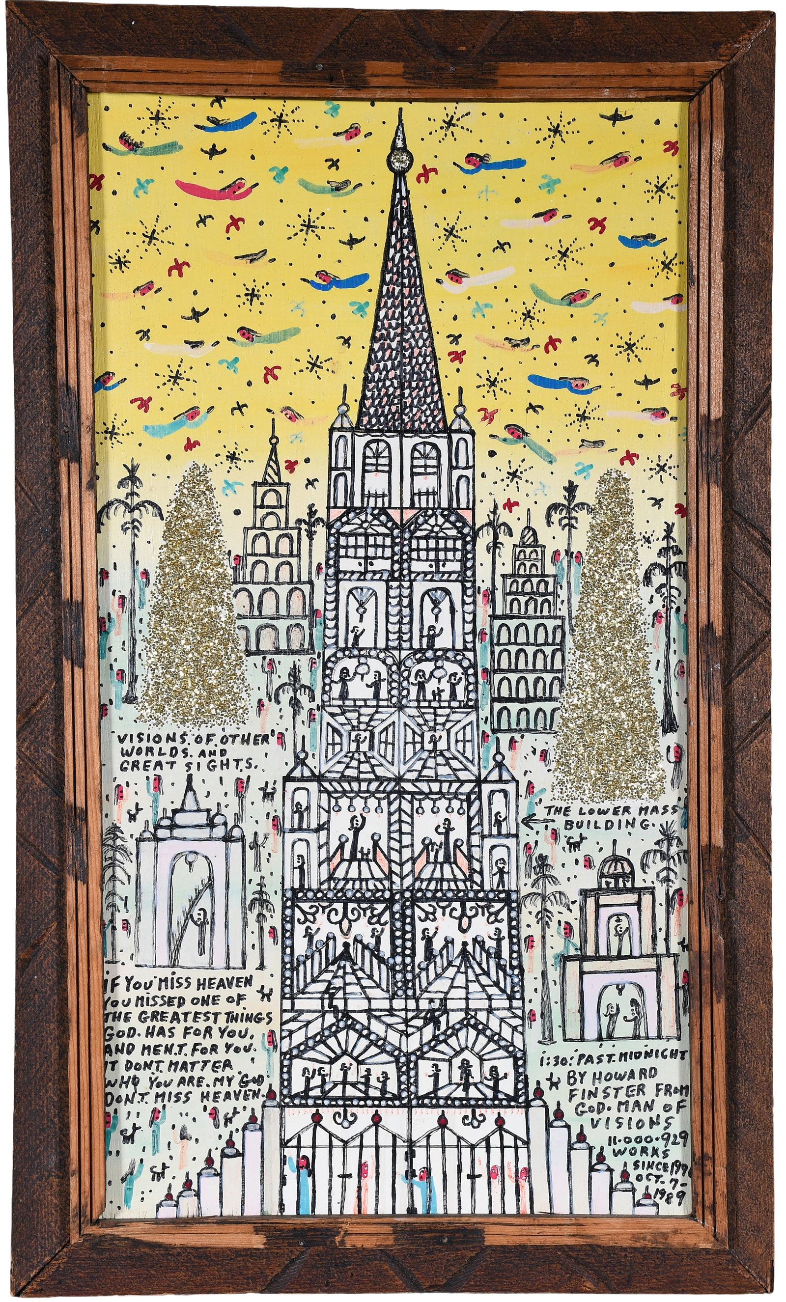 Howard Finster. If You Miss Heaven… (1 of 7)