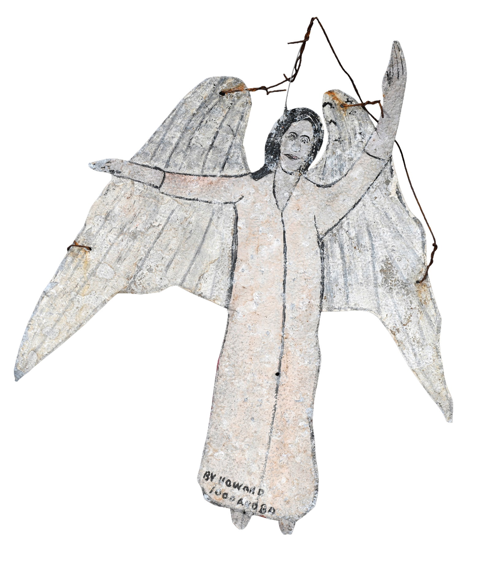 Howard Finster. Environmental Angels, #1,080. (1 of 9)