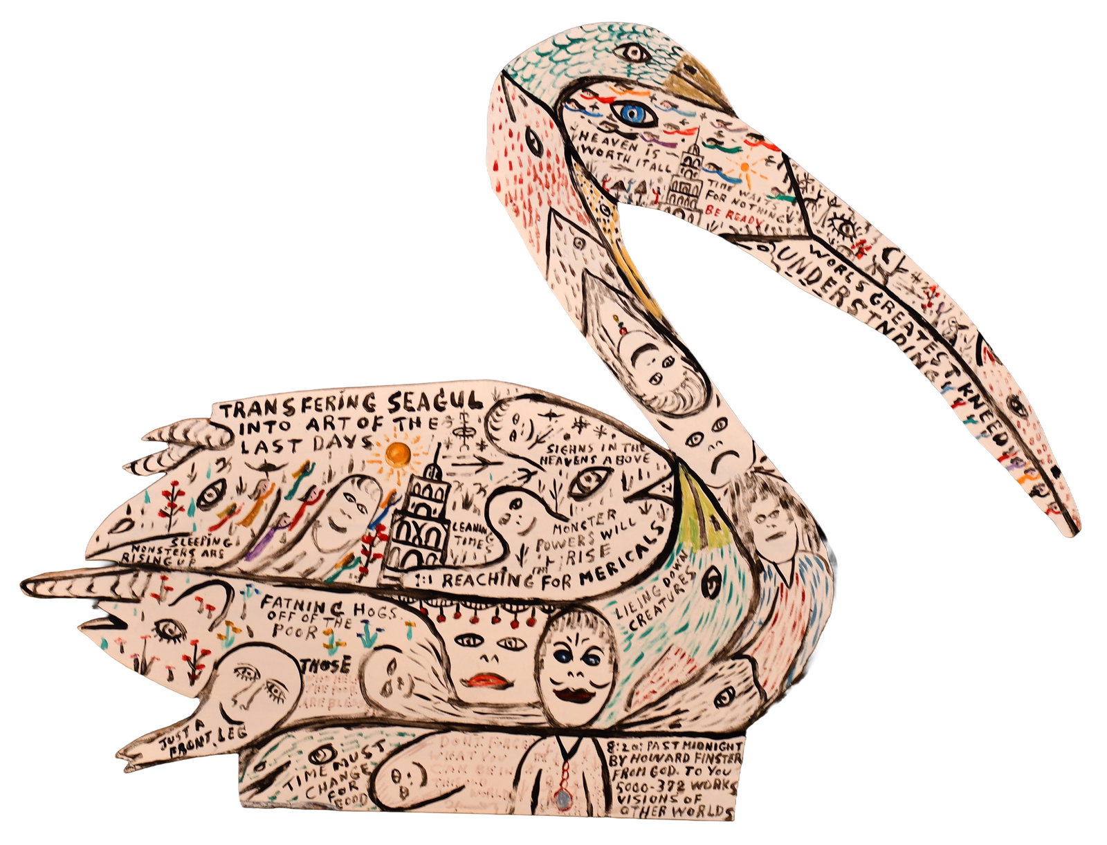 Howard Finster. Pelican, #5,373. (1 of 8)