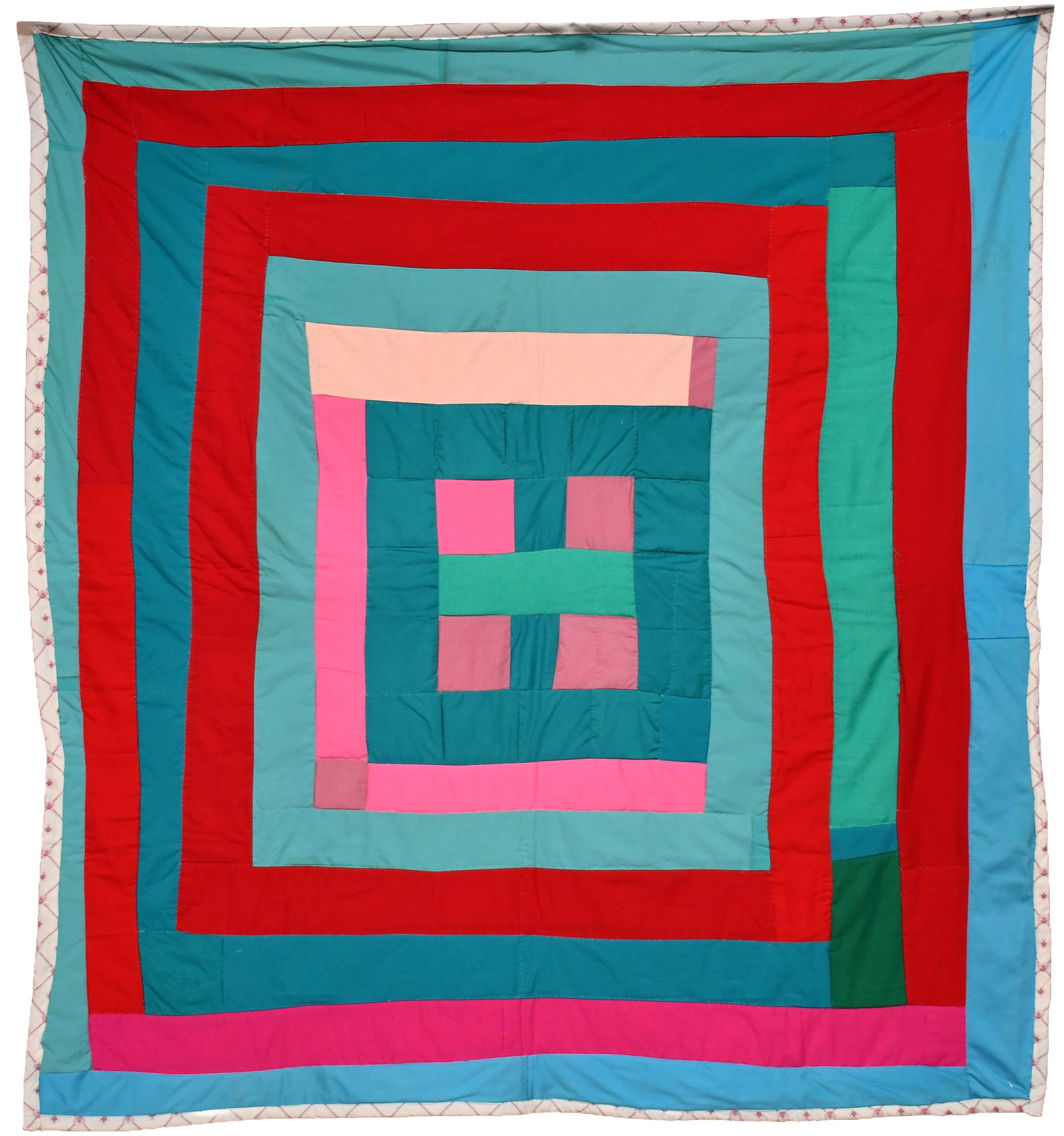 Allie Pettway. Gees Bend House Top Quilt. (1 of 6)