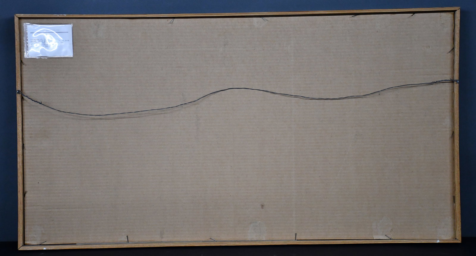 Eddie Arning. Boat With Two Flags. - 6