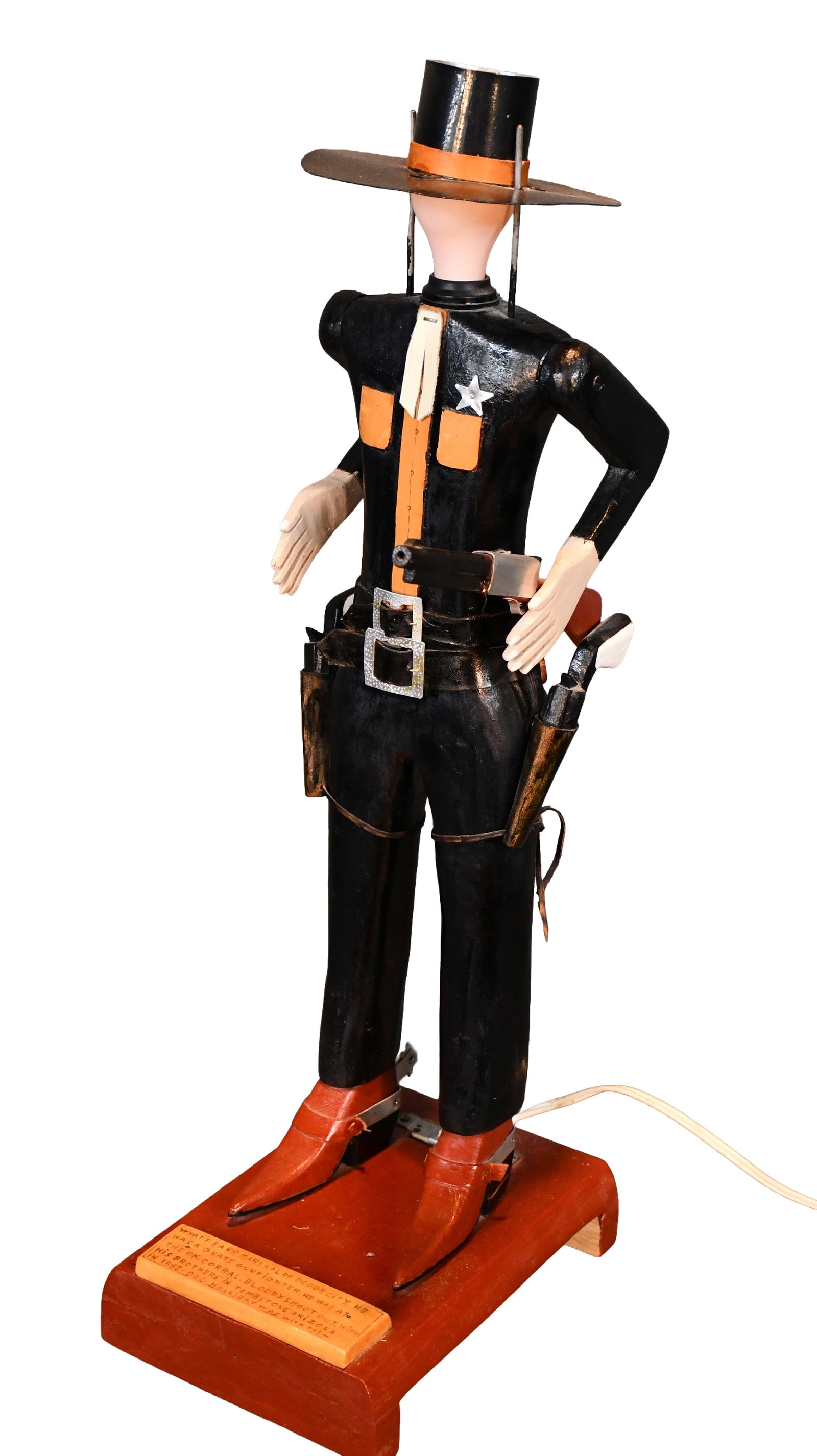 Henry Bridgewater. Wyatt Earp Lamp. (1 of 8)