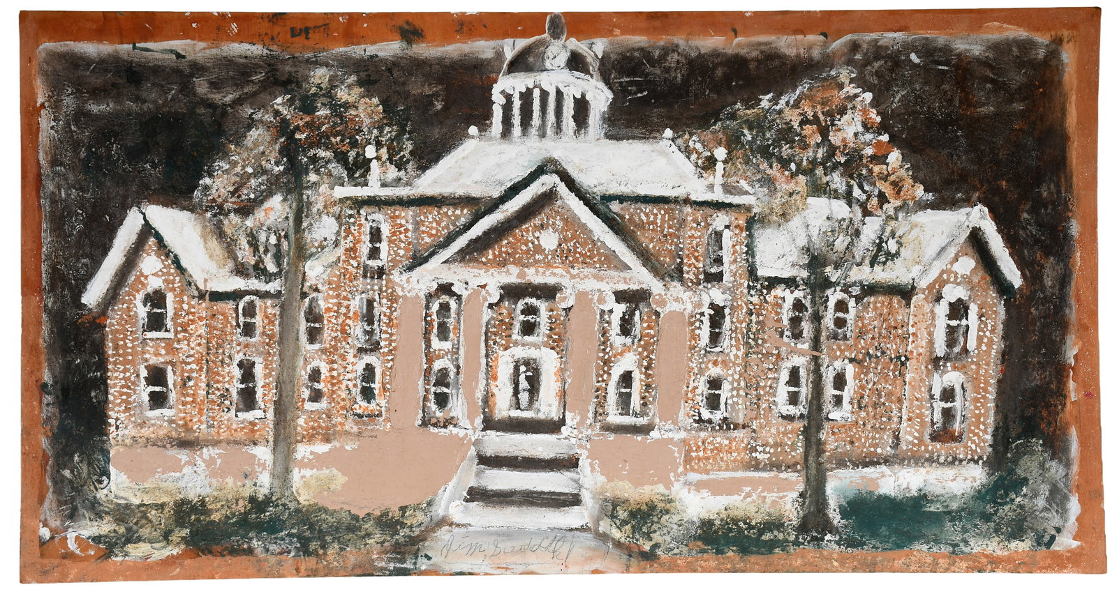 Jimmy Lee Sudduth. Fayette Courthouse. (1 of 6)