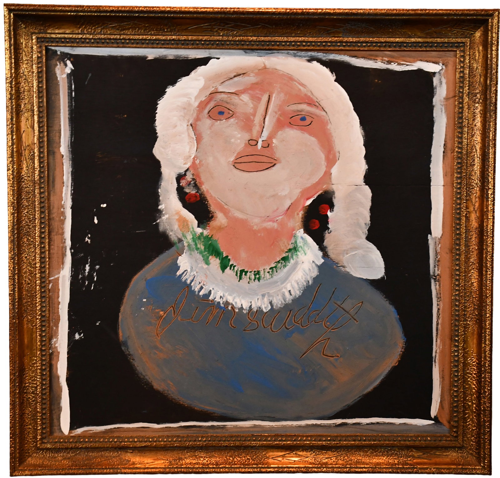 Jimmy Lee Sudduth. Girl with Pigtails. (1 of 6)