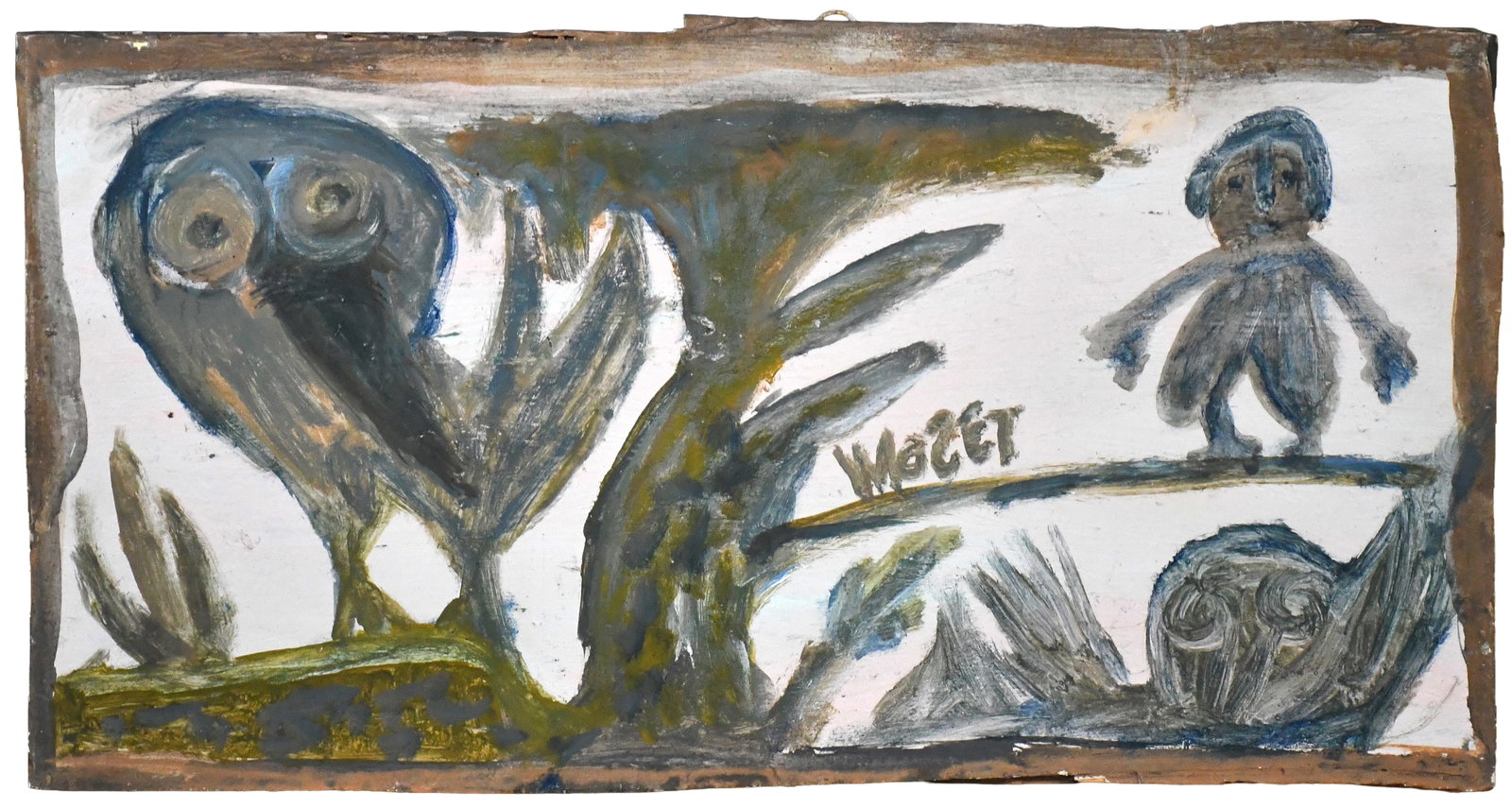 Mose Tolliver. Mother Owl and Chick. (1 of 5)