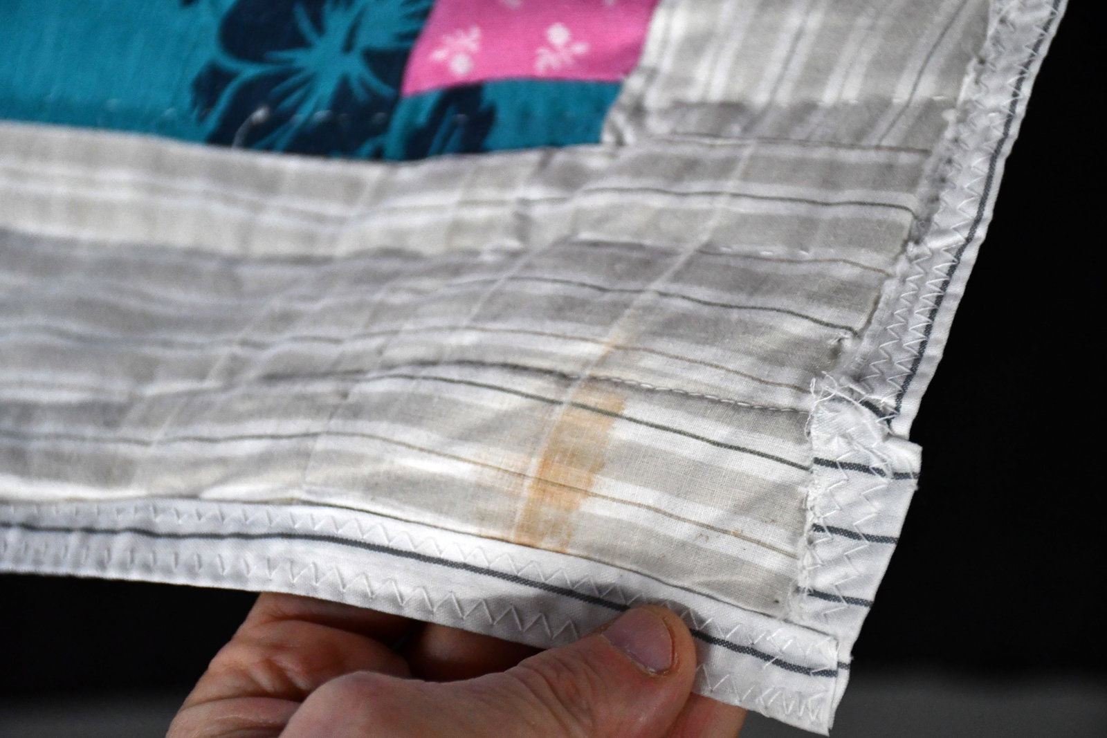 Gees Bend Rooftop Quilt. - 5