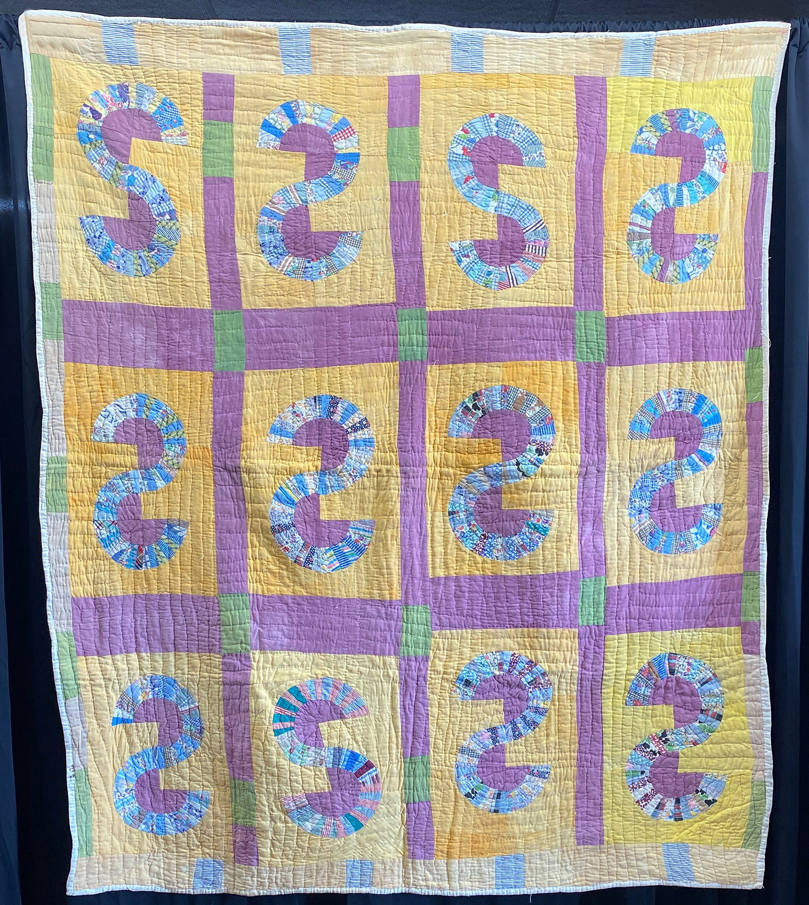 Anonymous 'S' Quilt. - 3