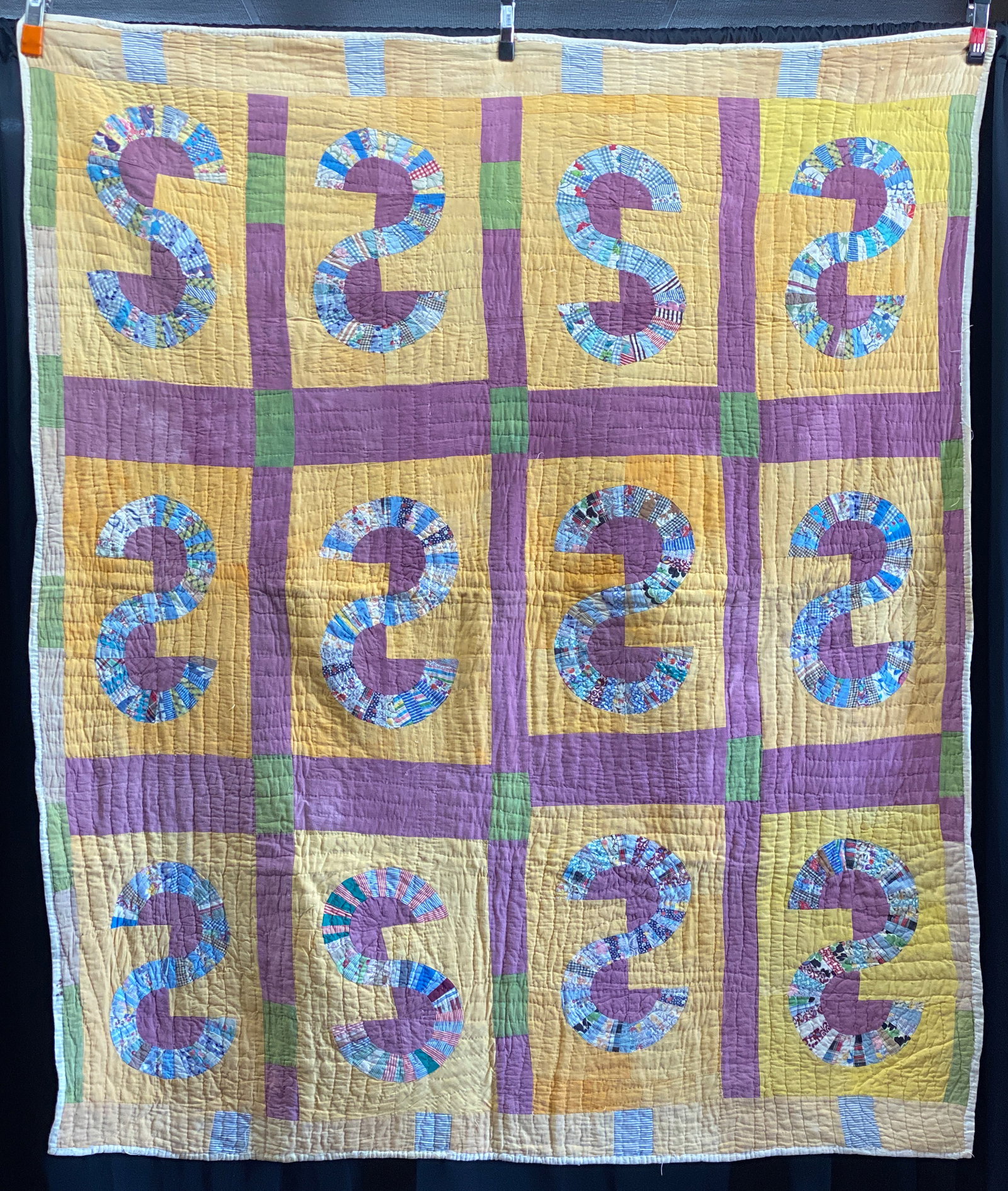 Anonymous 'S' Quilt. - 4