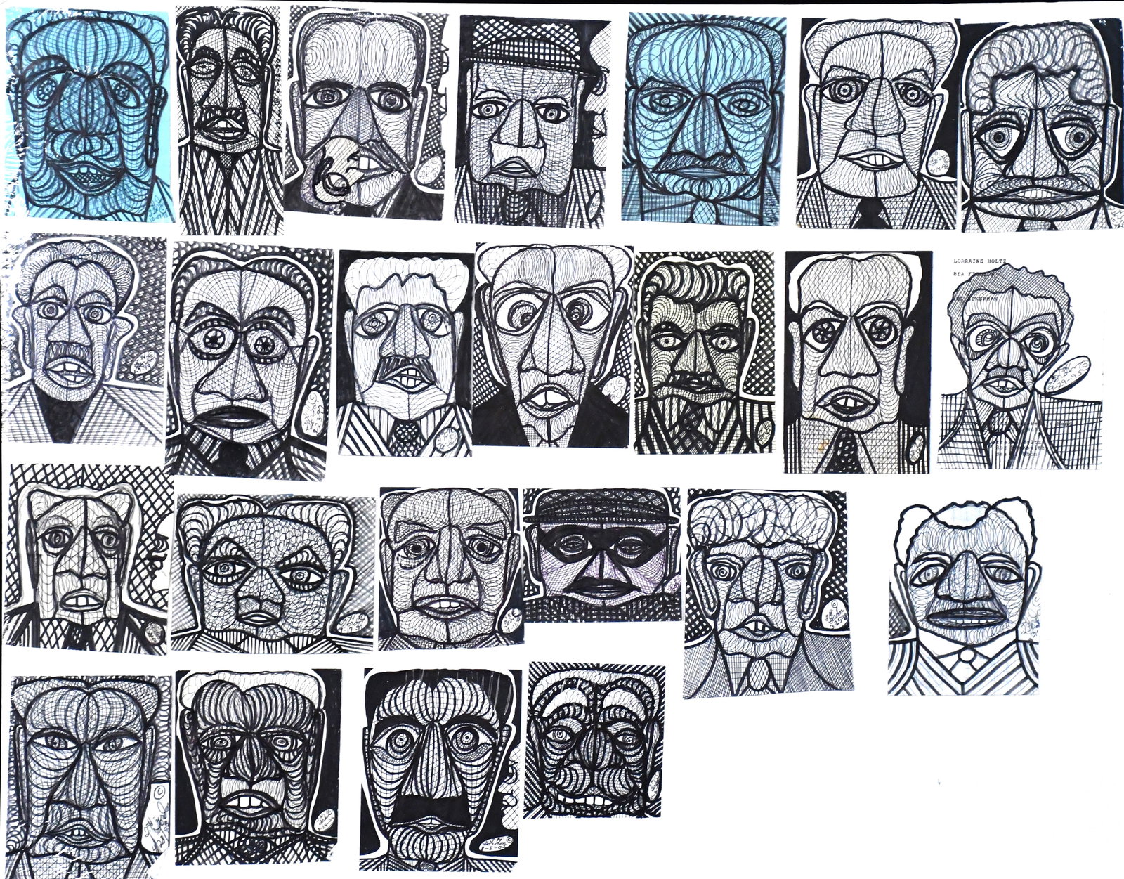 Ted Gordon. 24 Portraits. (1 of 3)