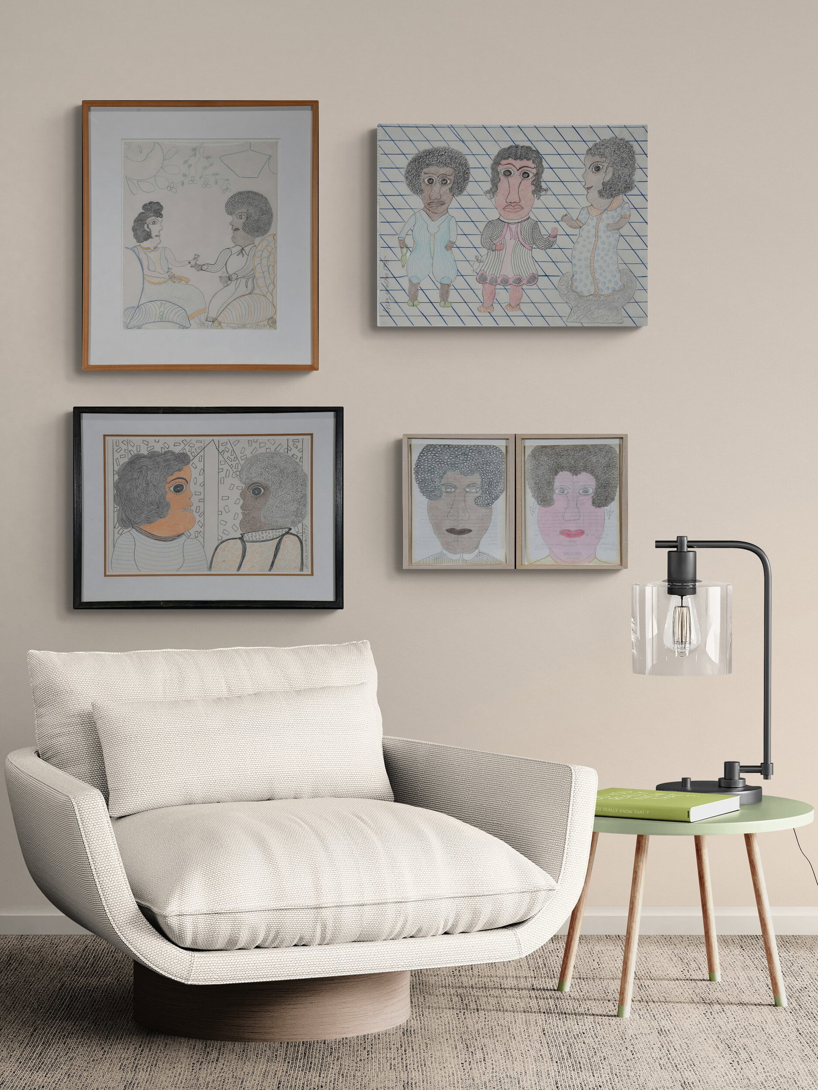 Inez Nathaniel Walker. Tea Party. - 2