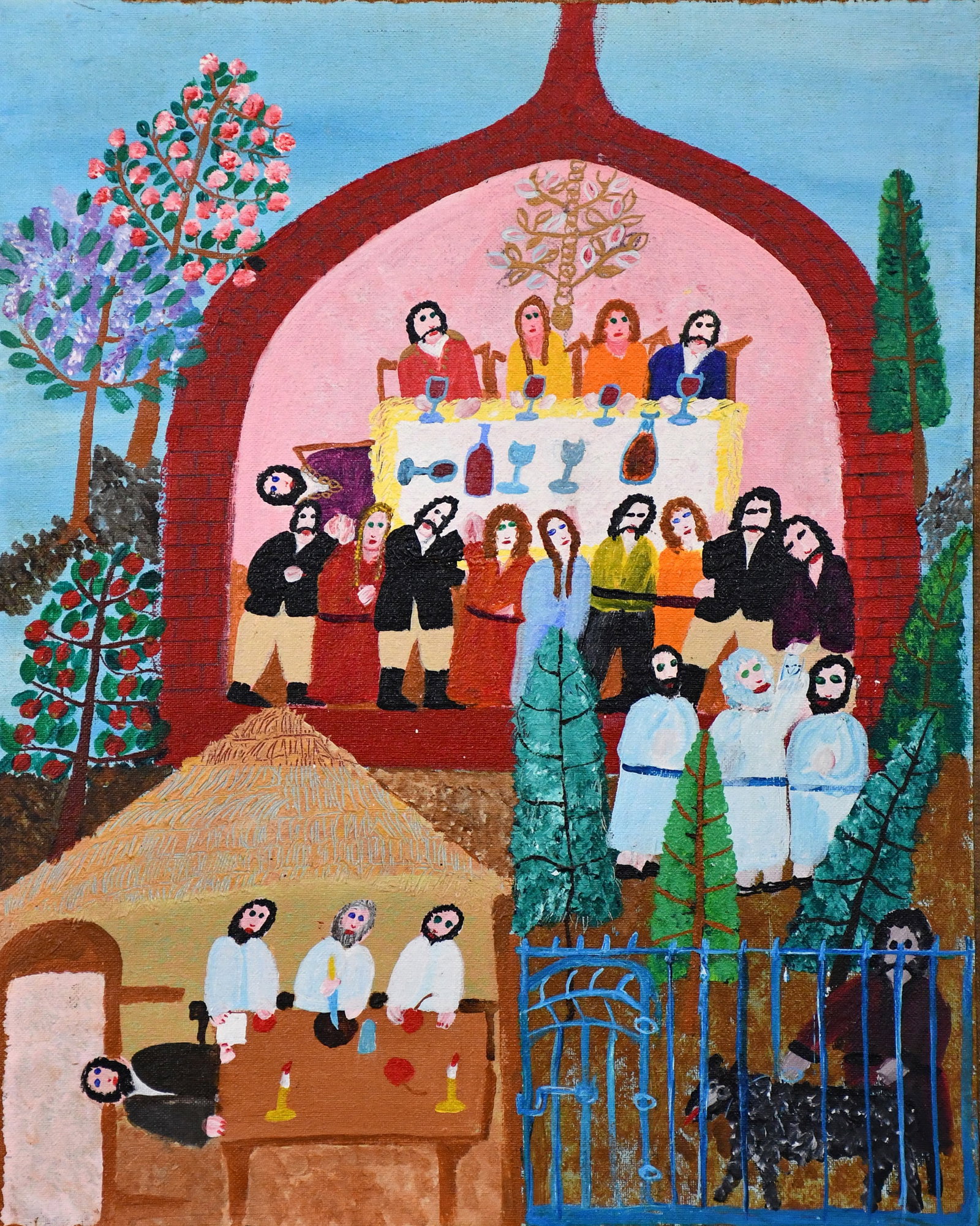 Harry Lieberman. Three Angels Grant Wishes. (1 of 7)