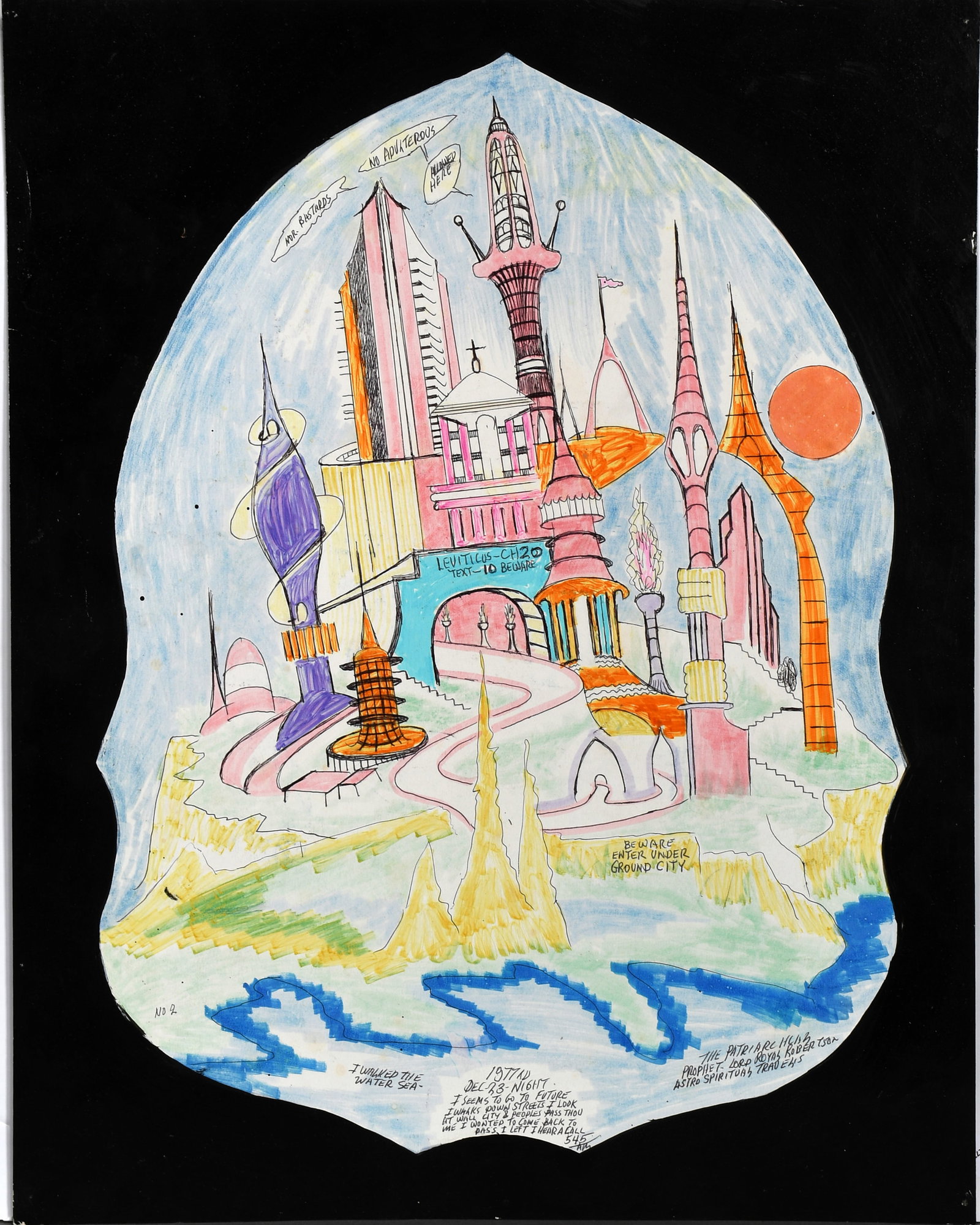 Prophet Royal Robertson. Enter Underground City and Peacemaker. (1 of 3)