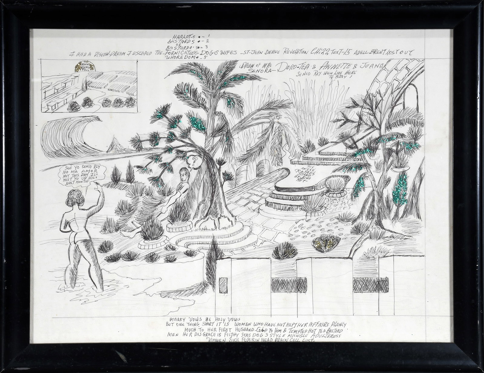 Prophet Royal Robertson. Dream of Mrs. Senora. (1 of 6)