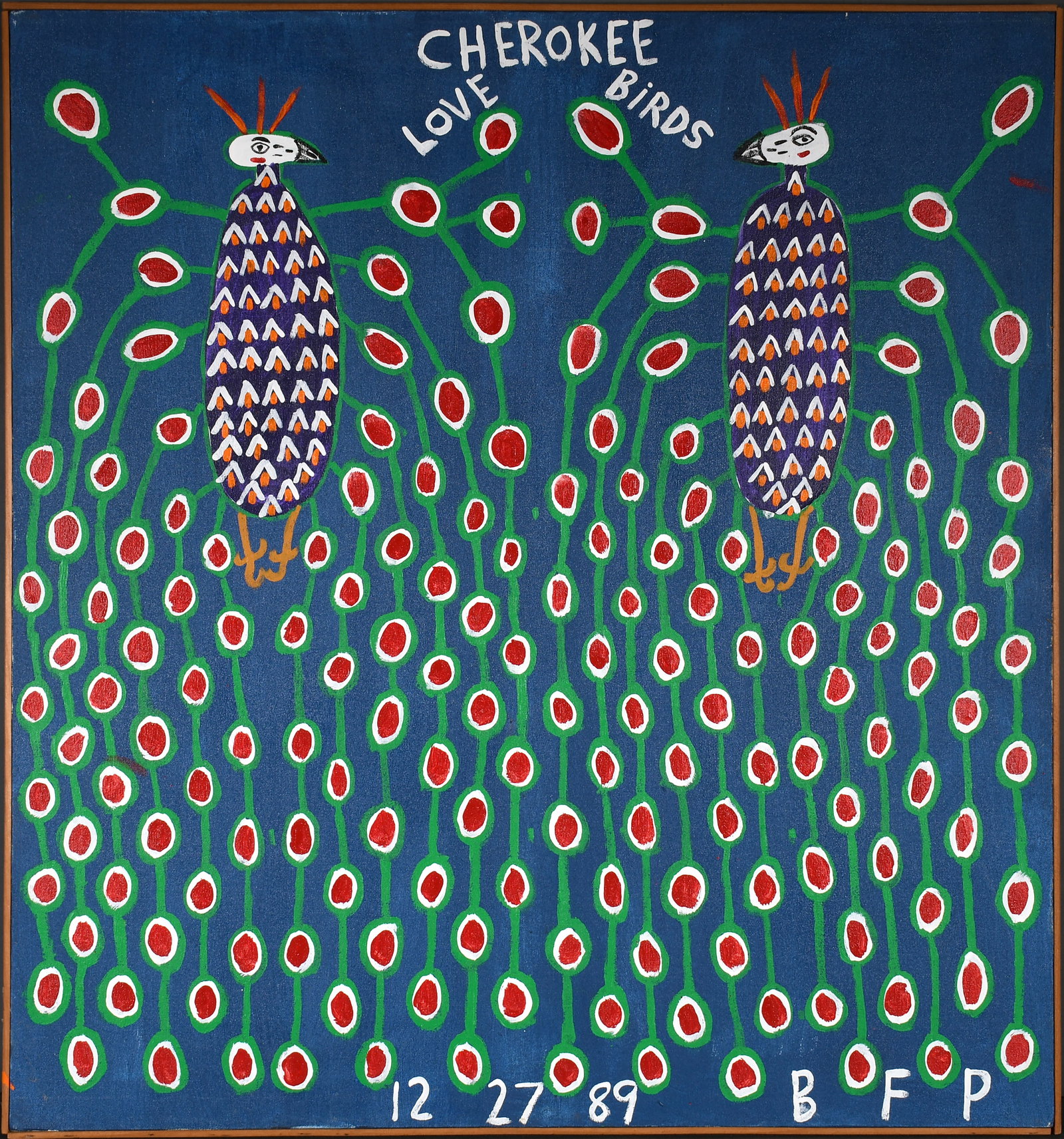 B.F. Perkins. Checkerboard Folding Table. (1 of 5)