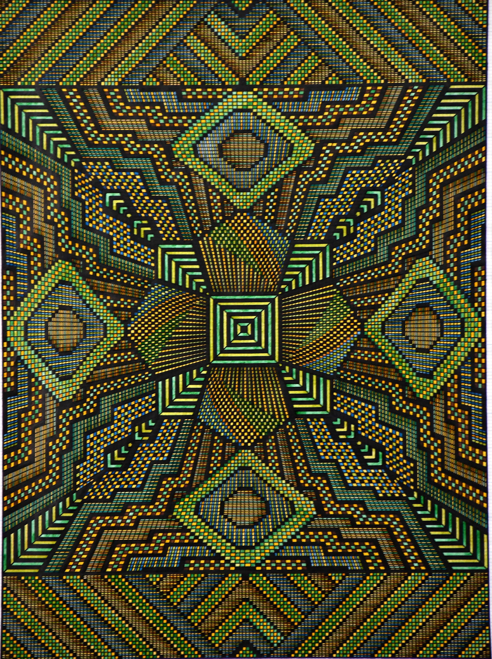 Eugene Andolsek. Geometric Pattern. (1 of 4)