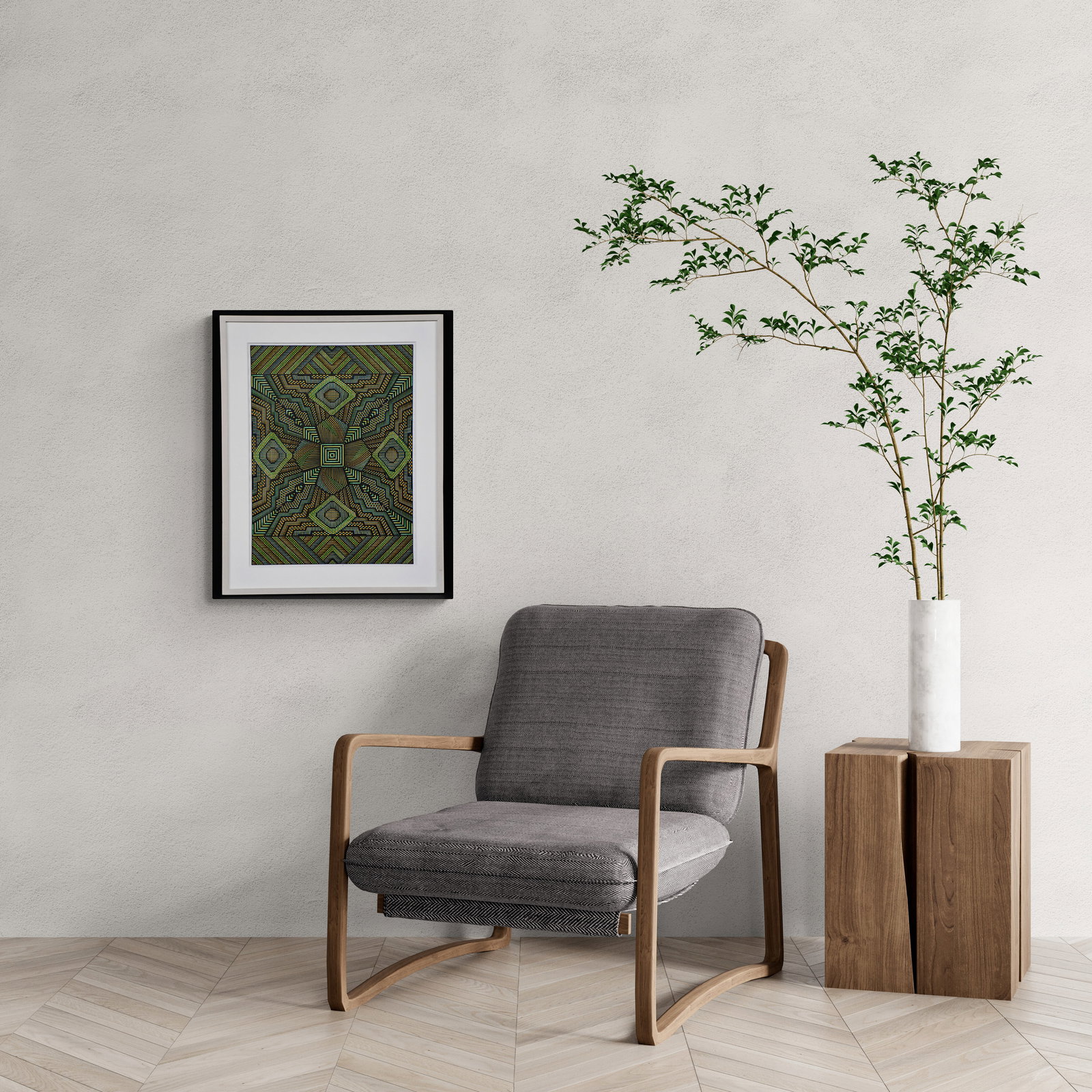 Eugene Andolsek. Geometric Pattern. - 2