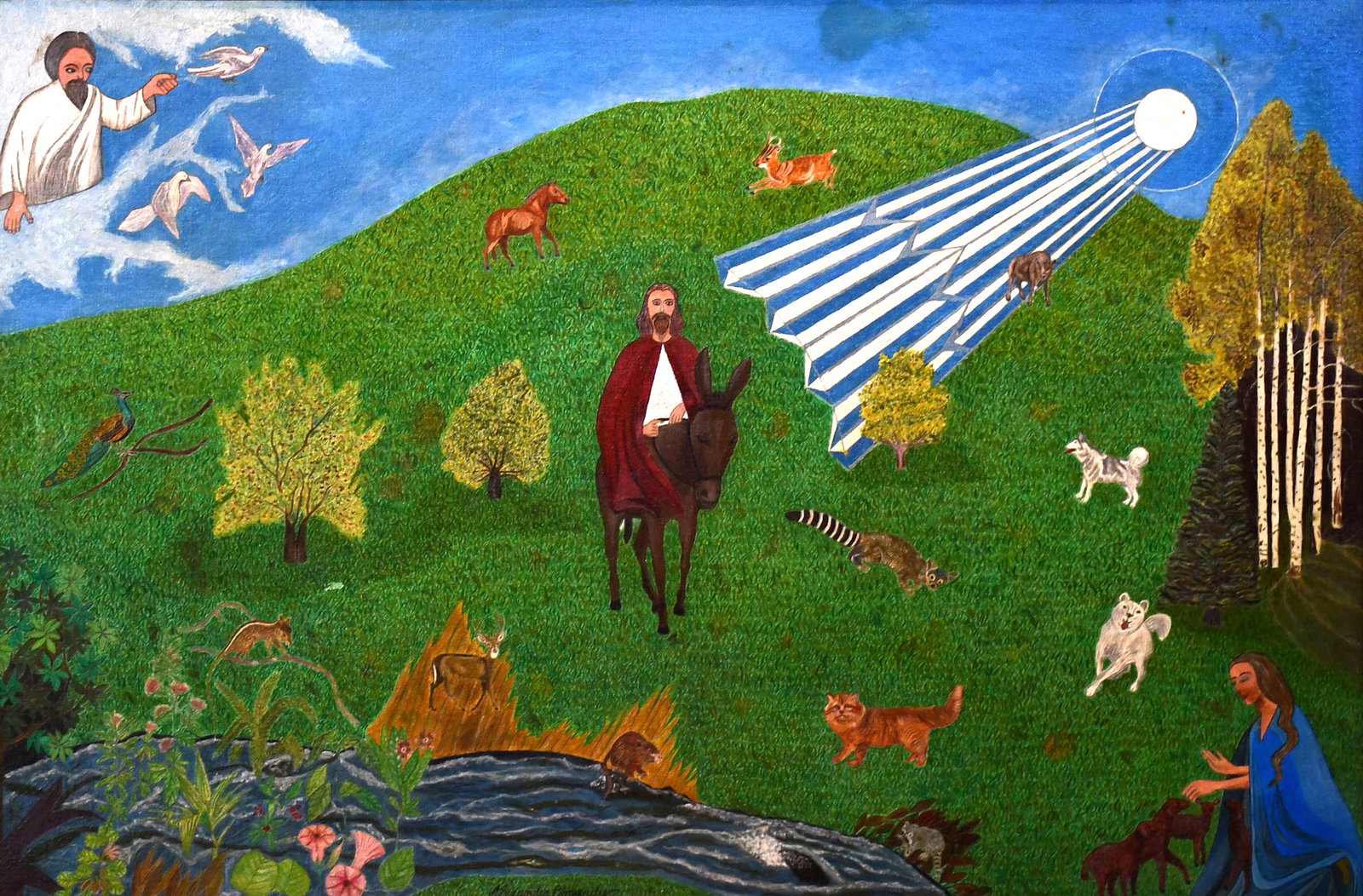 Alexander Bogardy. Religious Scene with Animals. (1 of 10)