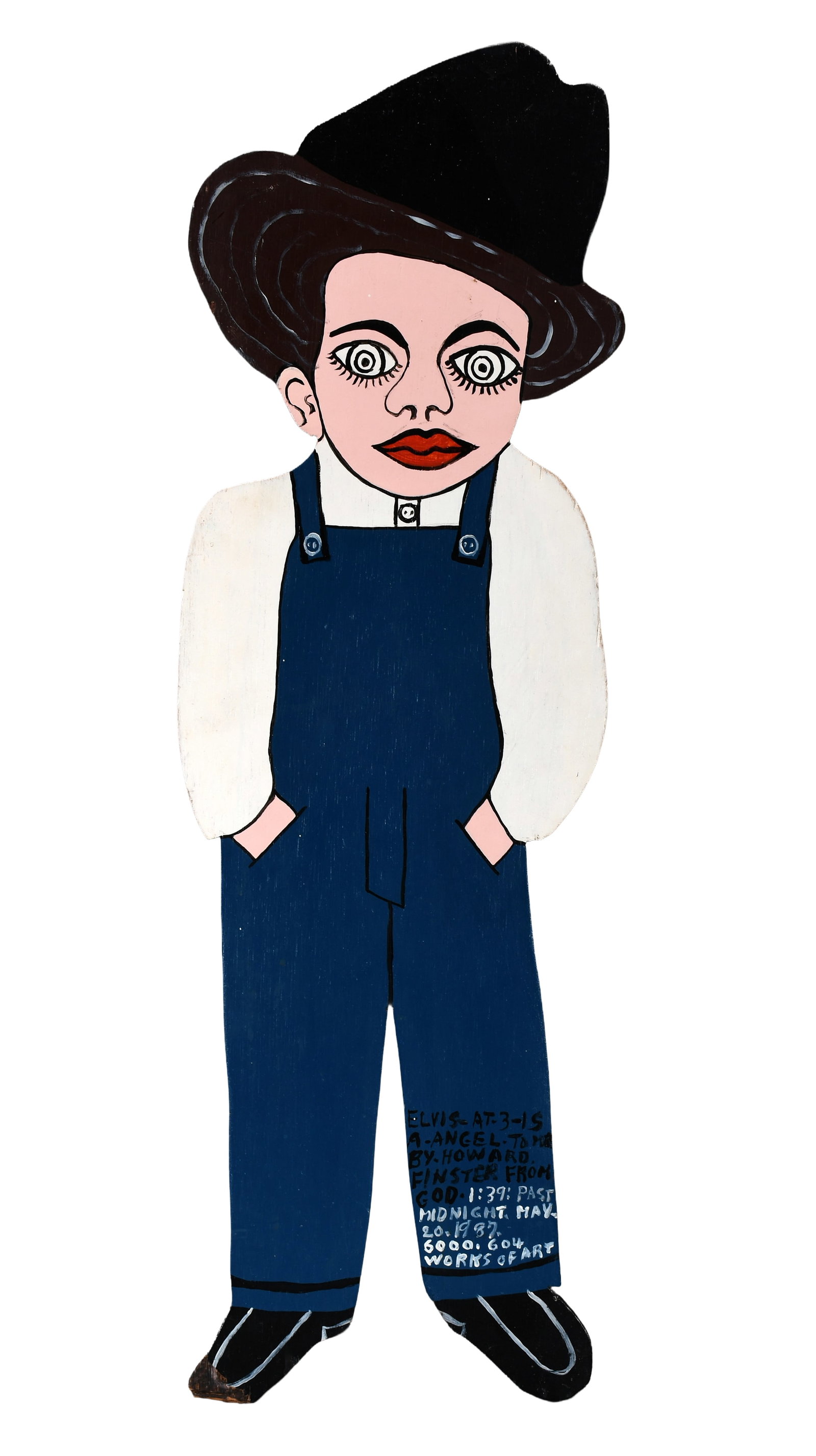 Howard Finster. Elvis at Three, #6,604. (1 of 6)