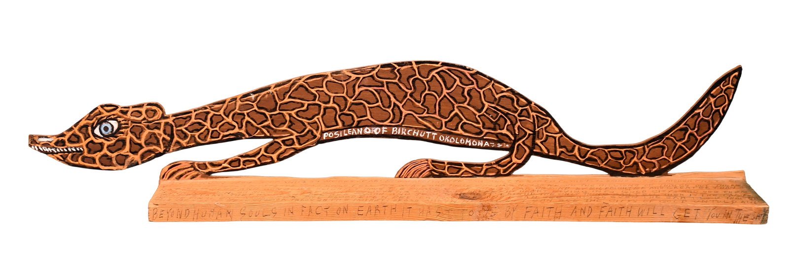 Howard Finster. Posileano of Birchutt Okolomona. (1 of 5)