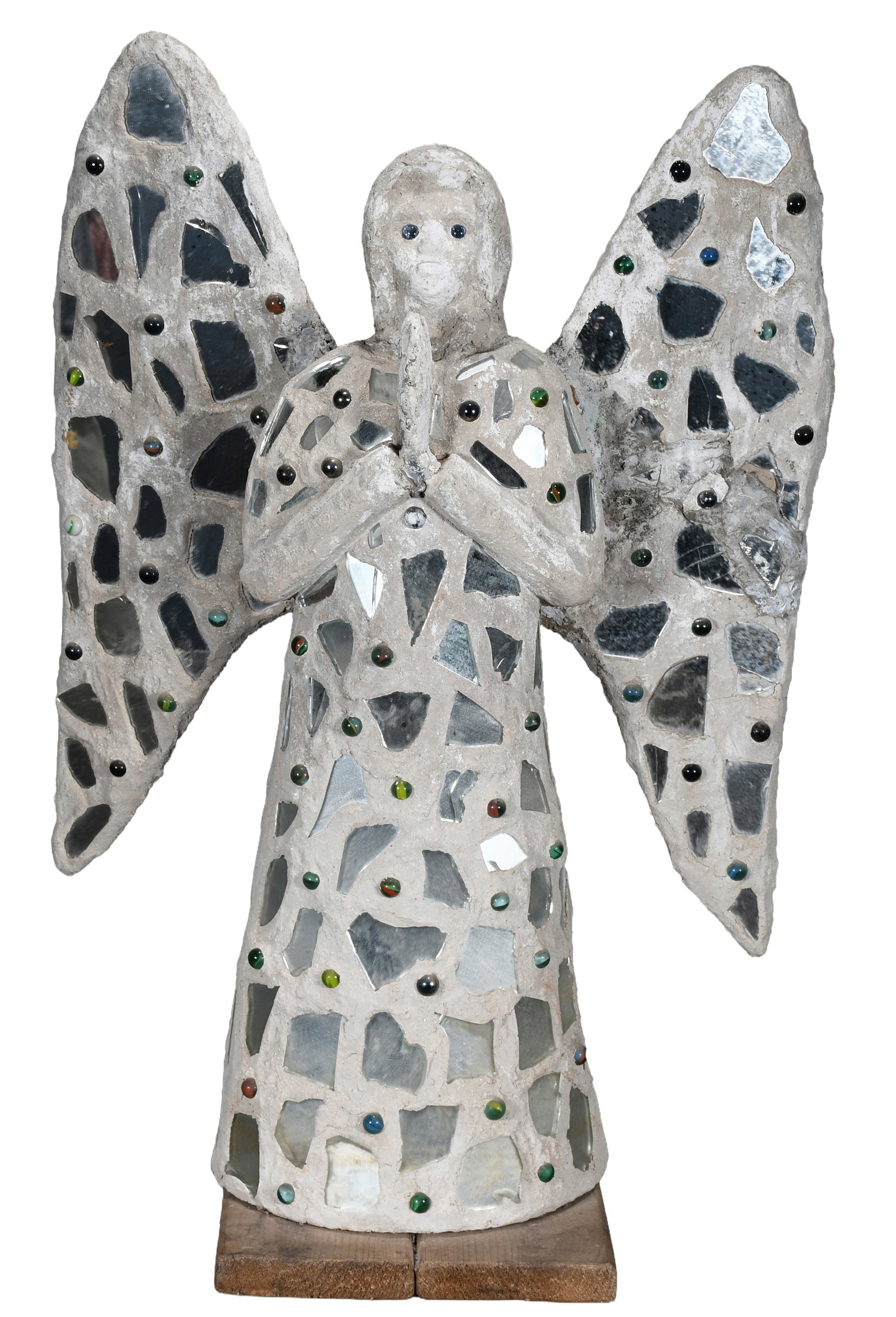 Howard Finster and Allen Wilson. Cement from Howard Finster's Paradise Garden. (1 of 7)