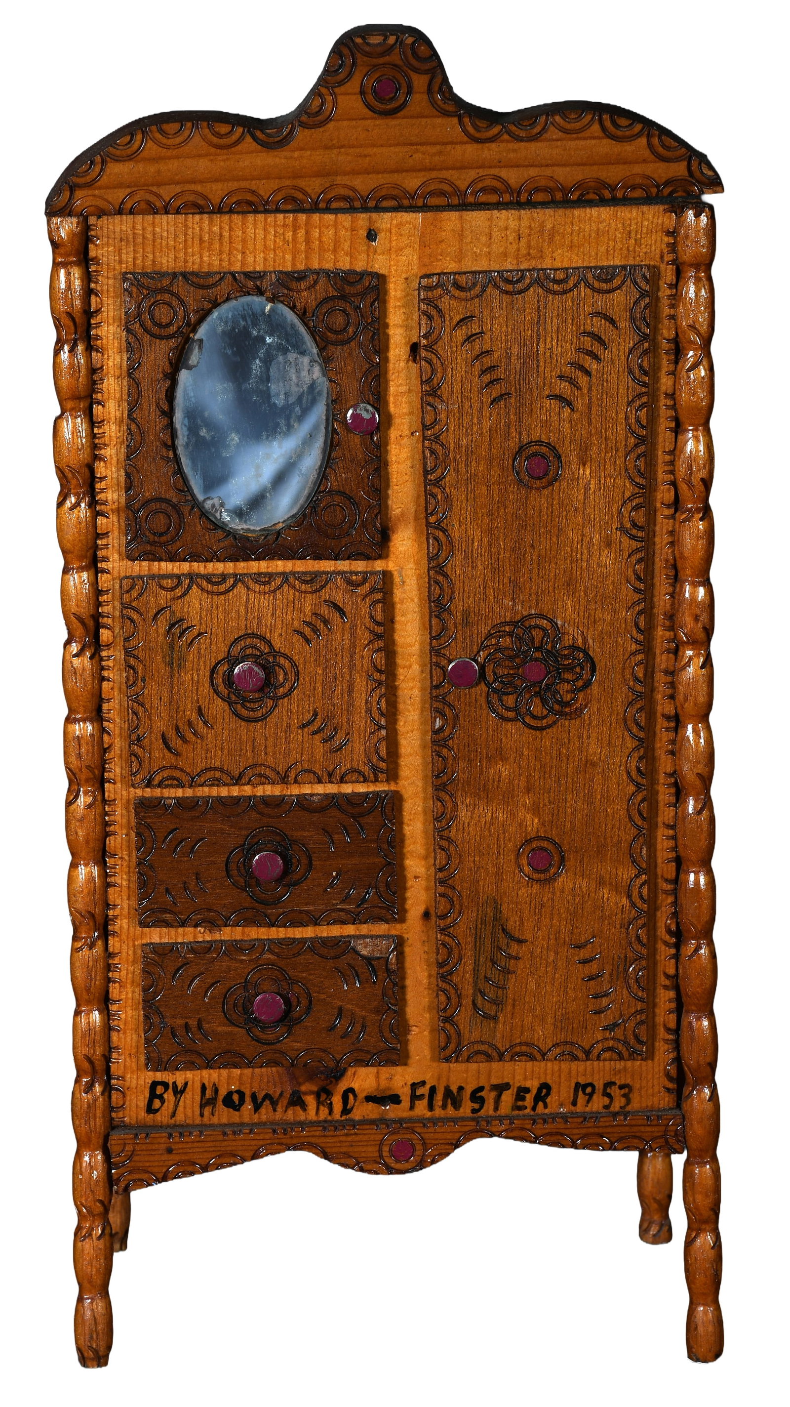 Howard Finster. Mantle Clock. (1 of 6)