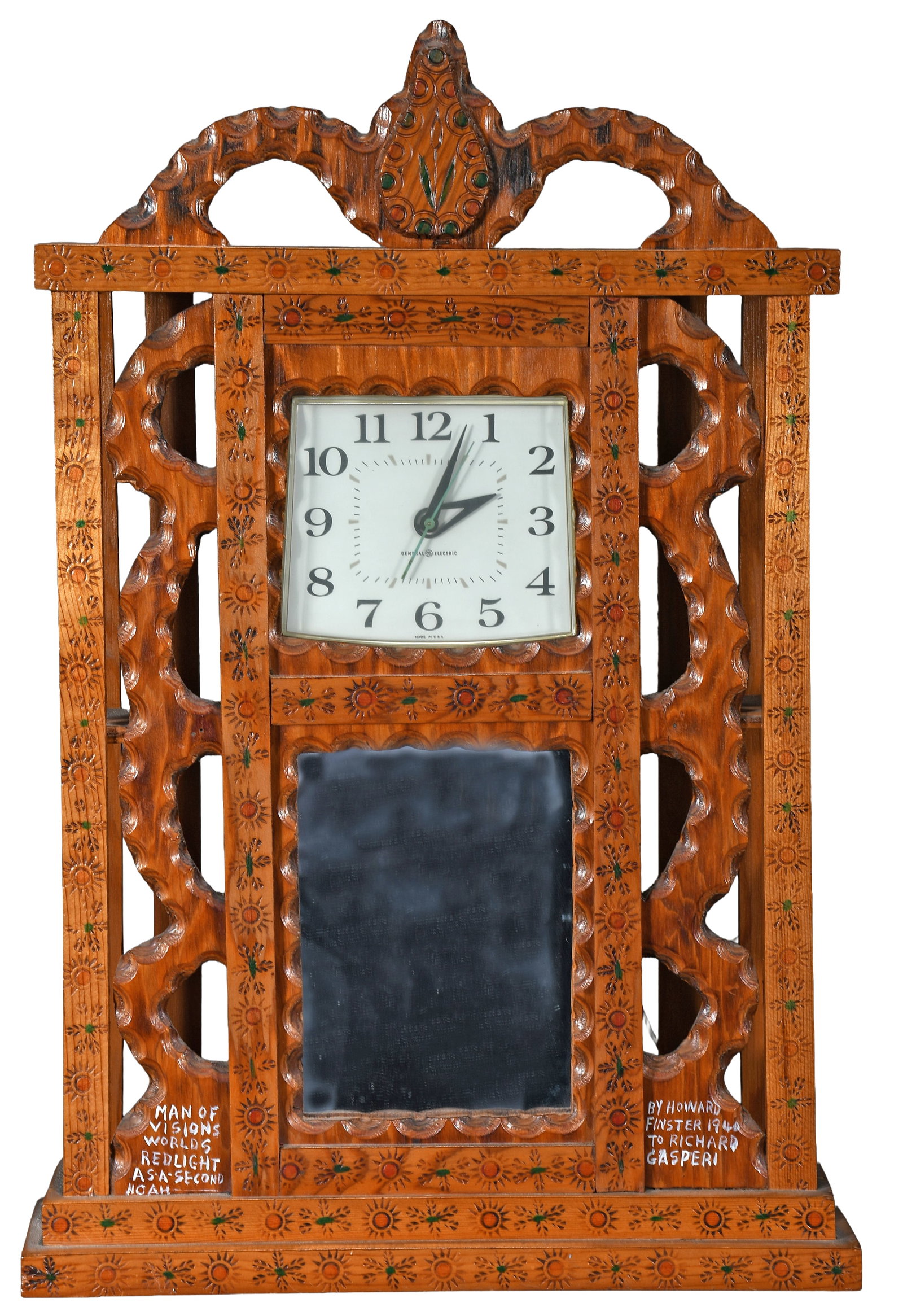 Howard Finster. Mantle Clock. (1 of 6)