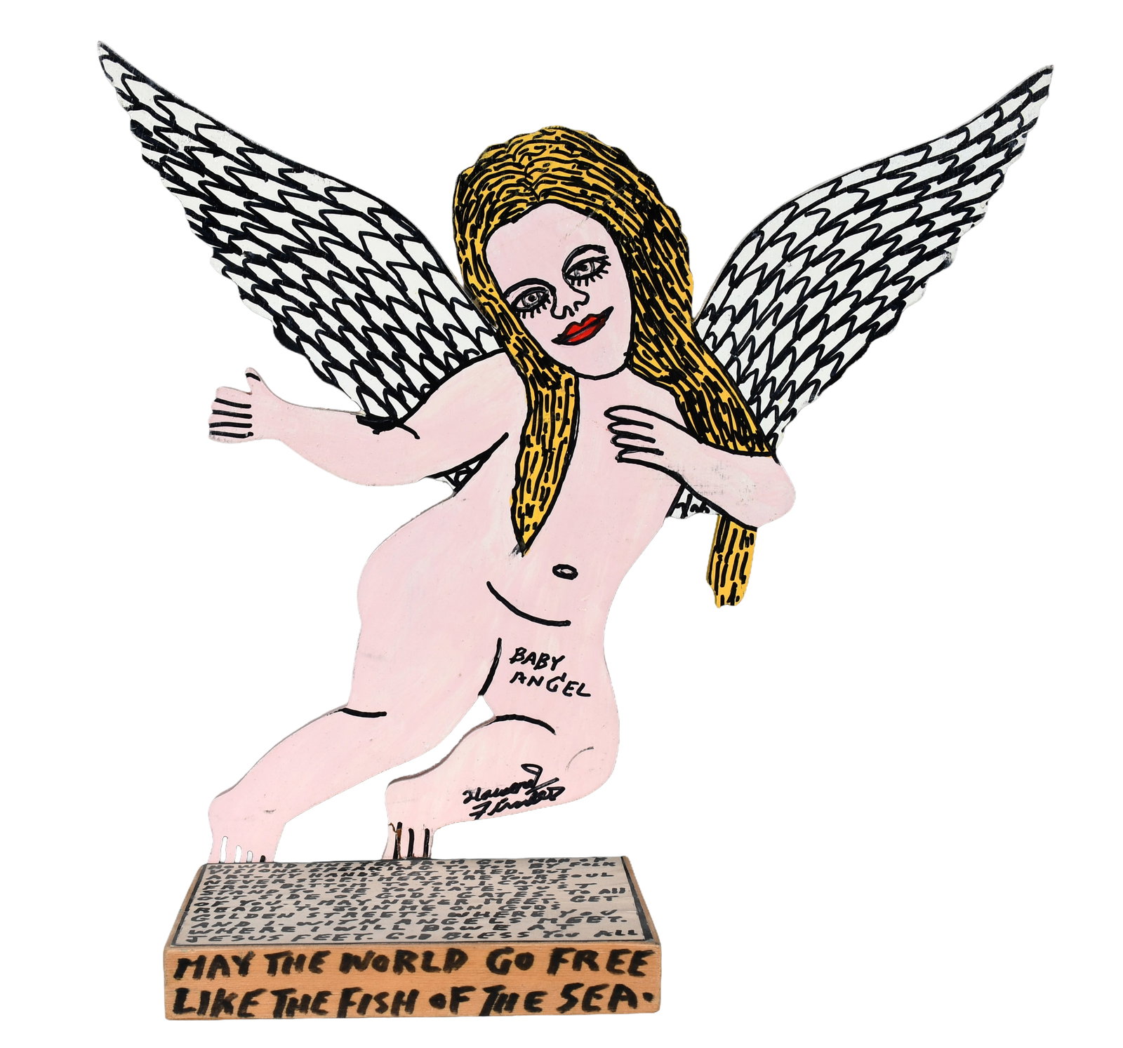 Howard Finster. Baby Angel. (1 of 3)