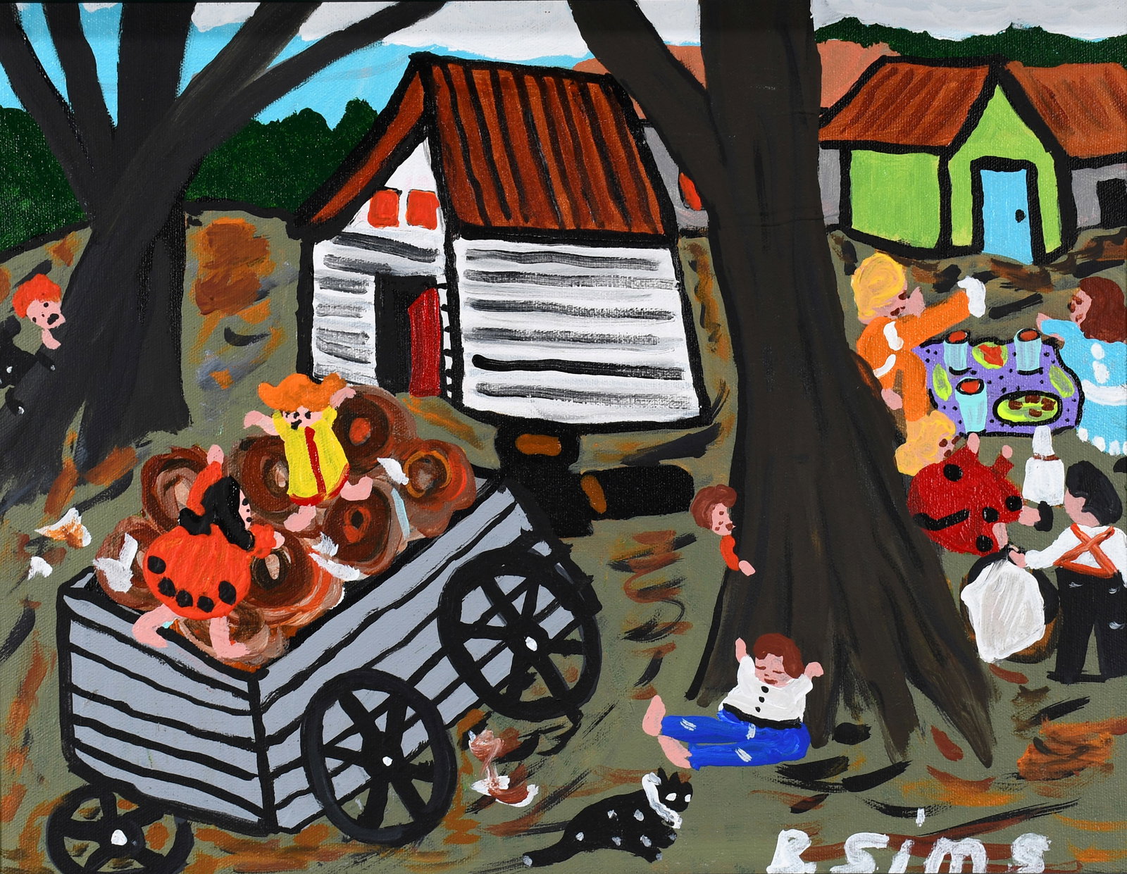 Bernice Sims. In The Yard. (1 of 4)