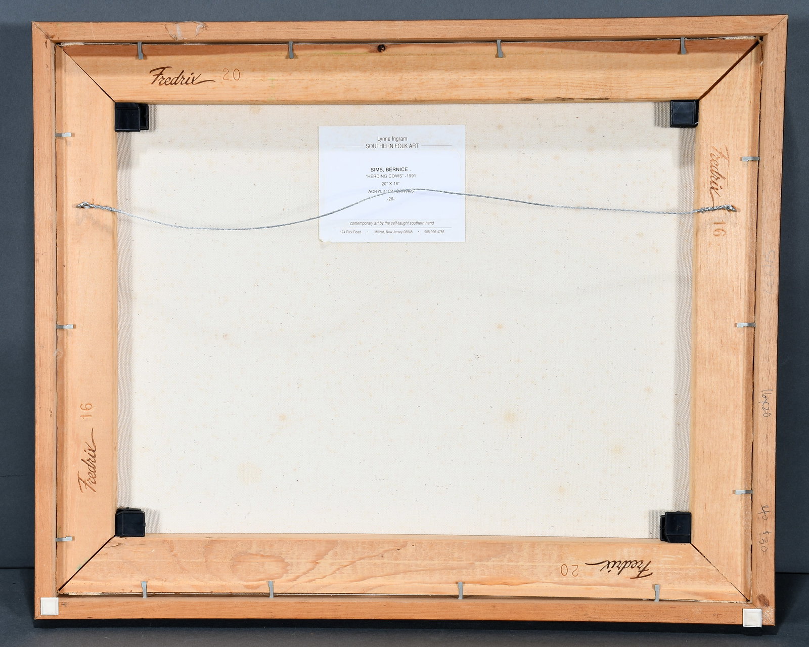 Bernice Sims. Herding Cows. - 4