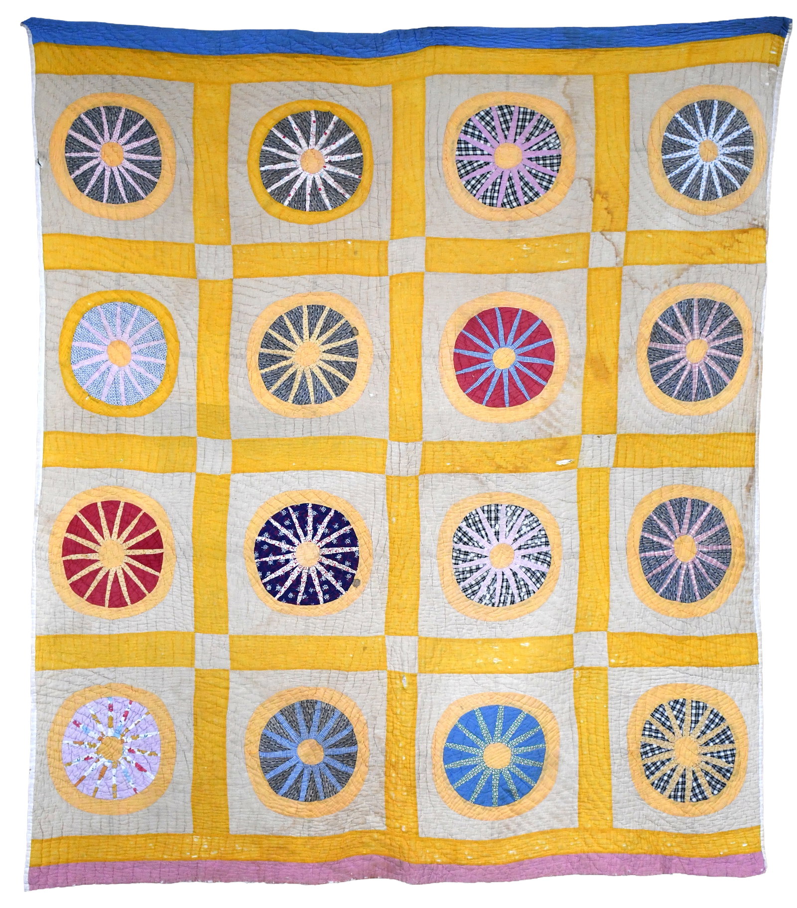 Anonymous Alabama Wagon Wheel Quilt. (1 of 8)