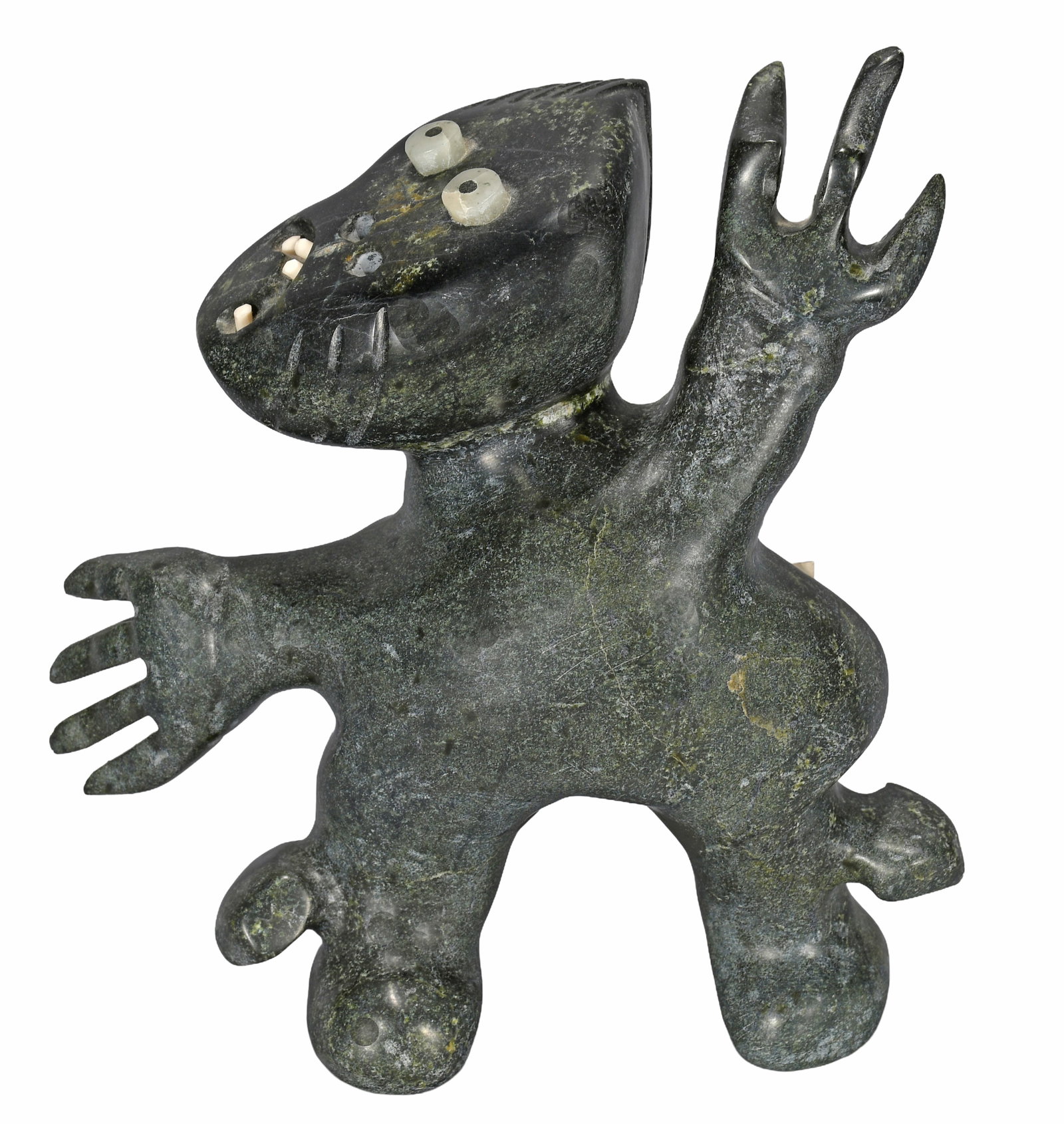 Bart Hanner. Inuit Mythical Figure Carving. (1 of 6)