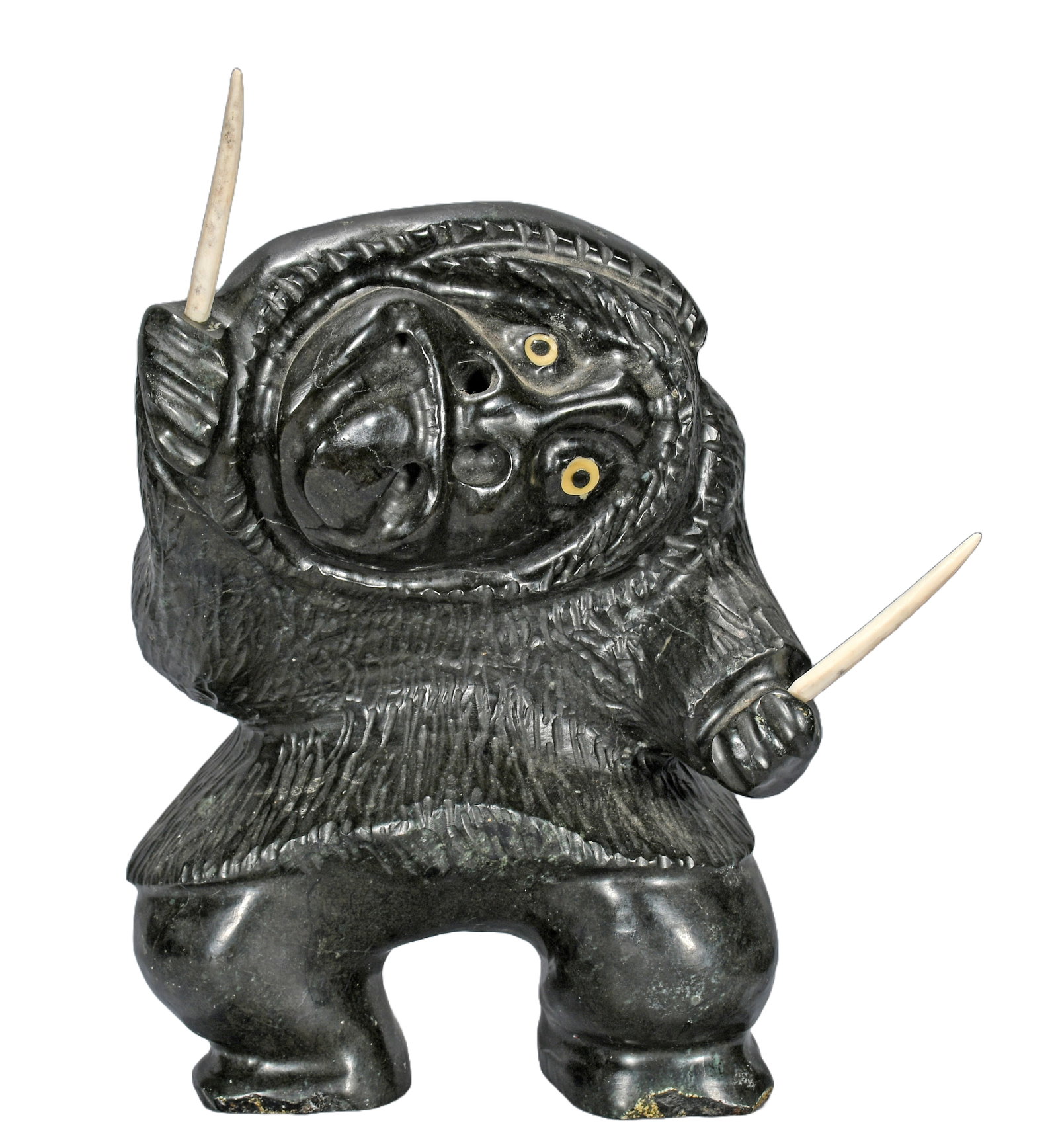 Inuit Artist. Wild Thing Carving. (1 of 7)