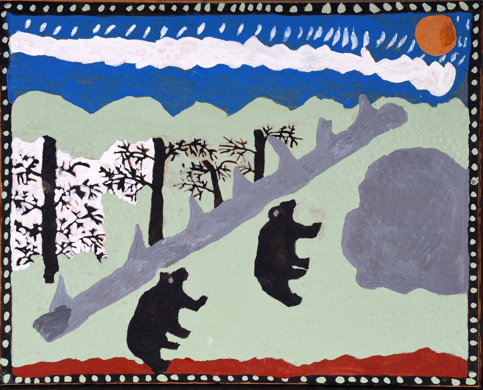 Old Ironside Pry. Two Black Bears. (1 of 3)