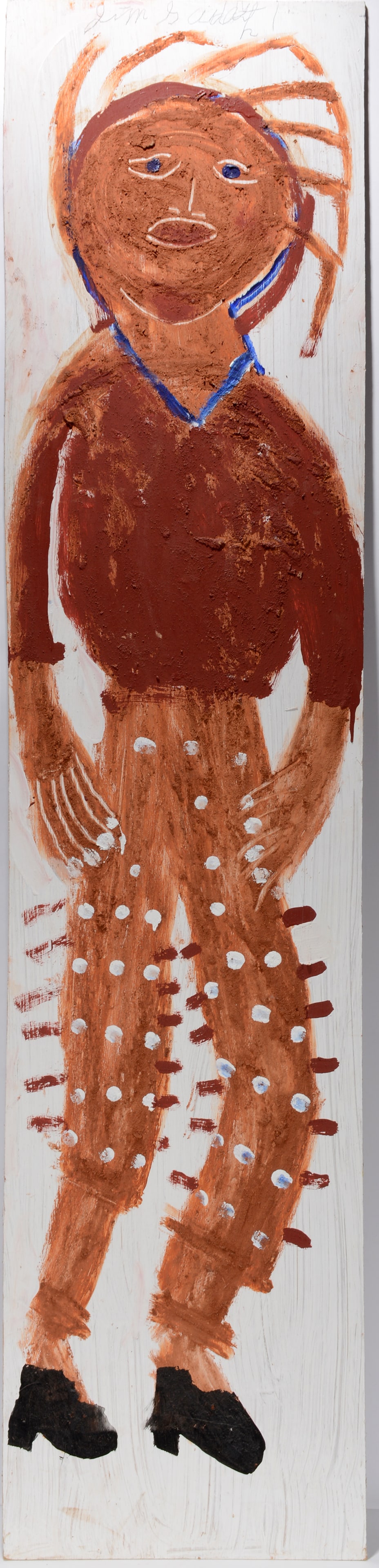 Jimmy Lee Sudduth. Life-Sized Indian. (1 of 3)