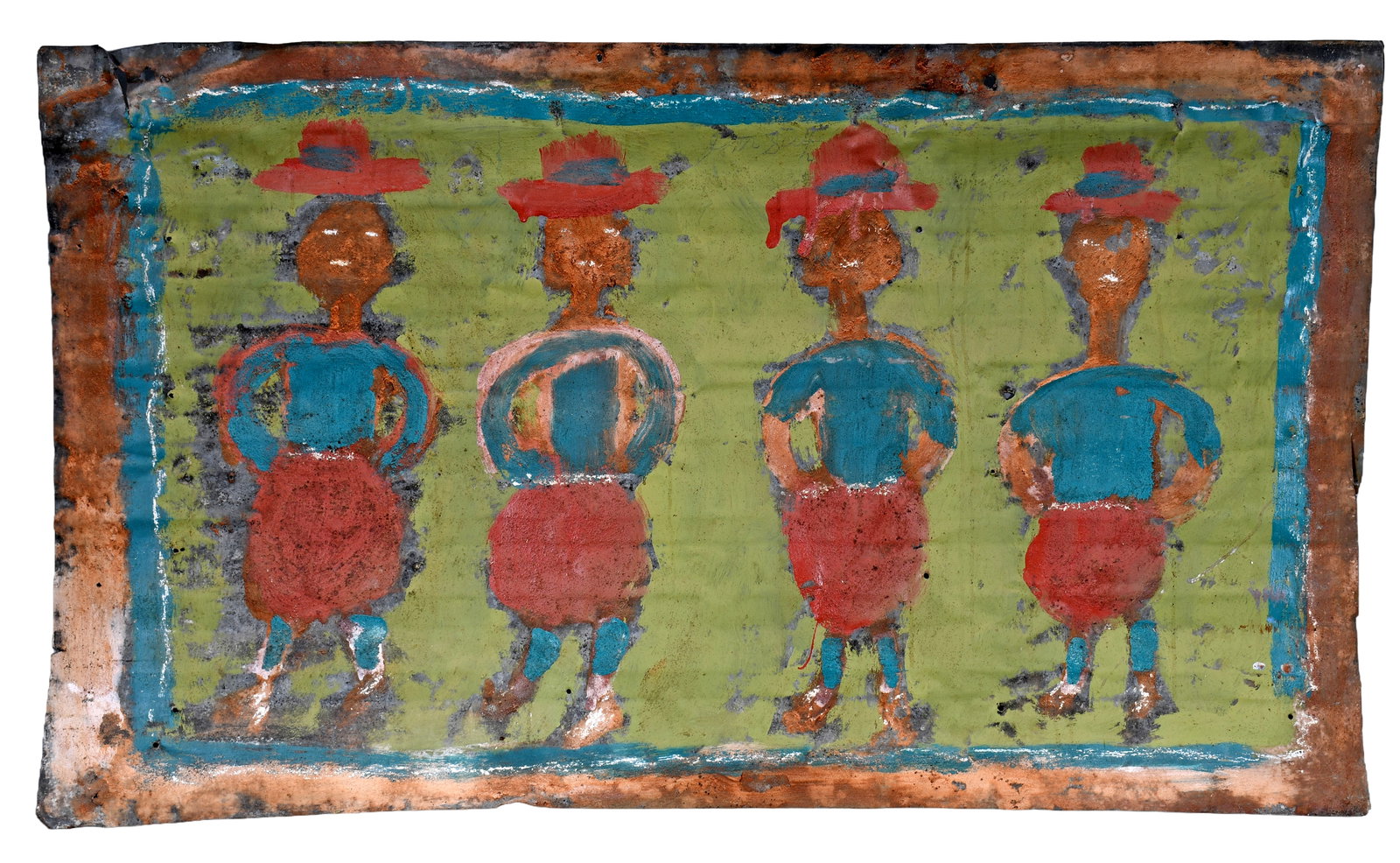 Jimmy Lee Sudduth. Four Ladies Going to Church. (1 of 4)