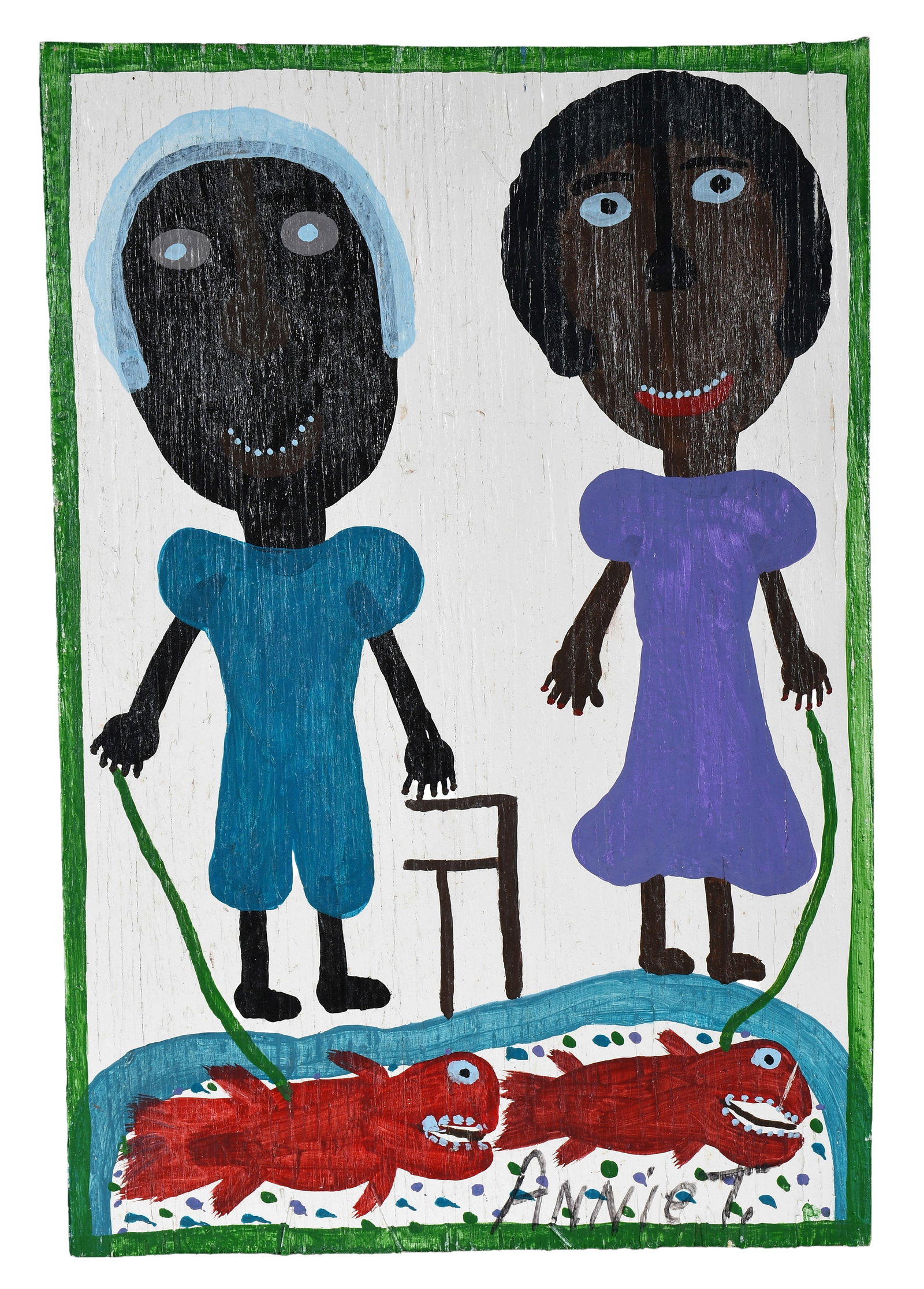 Annie Tolliver. Me and My Dad Fishing. (1 of 4)