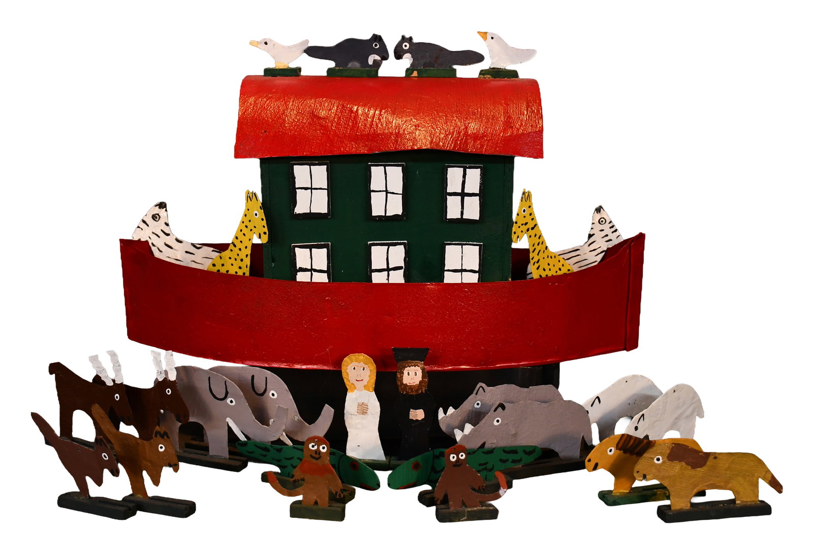 Tubby Brown. Noah's Ark with Animals and Figures. (1 of 5)