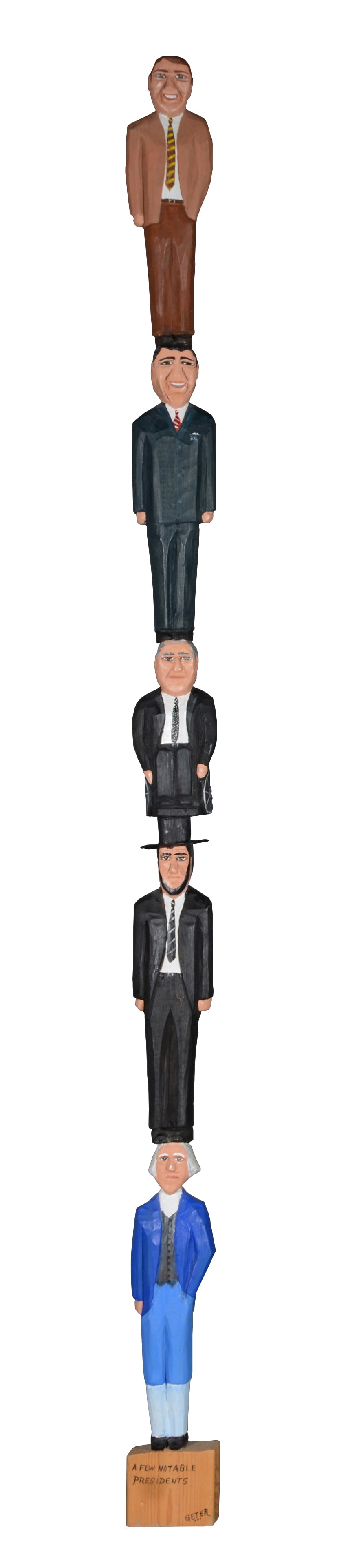 Preston Geter. Notable Presidents Totem. (1 of 8)