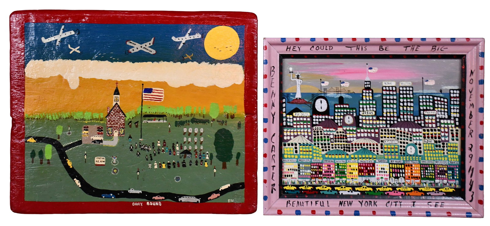 Benny Carter. Two Paintings. (1 of 4)