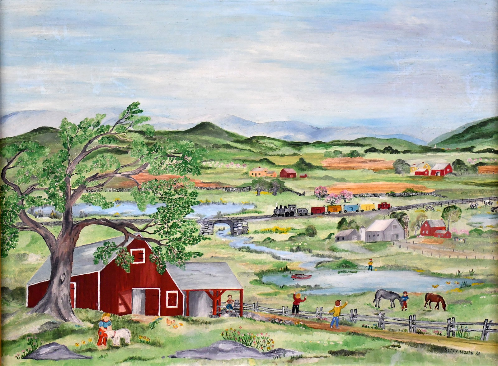 Betty Moses McCart. Spring In the Country. (1 of 7)